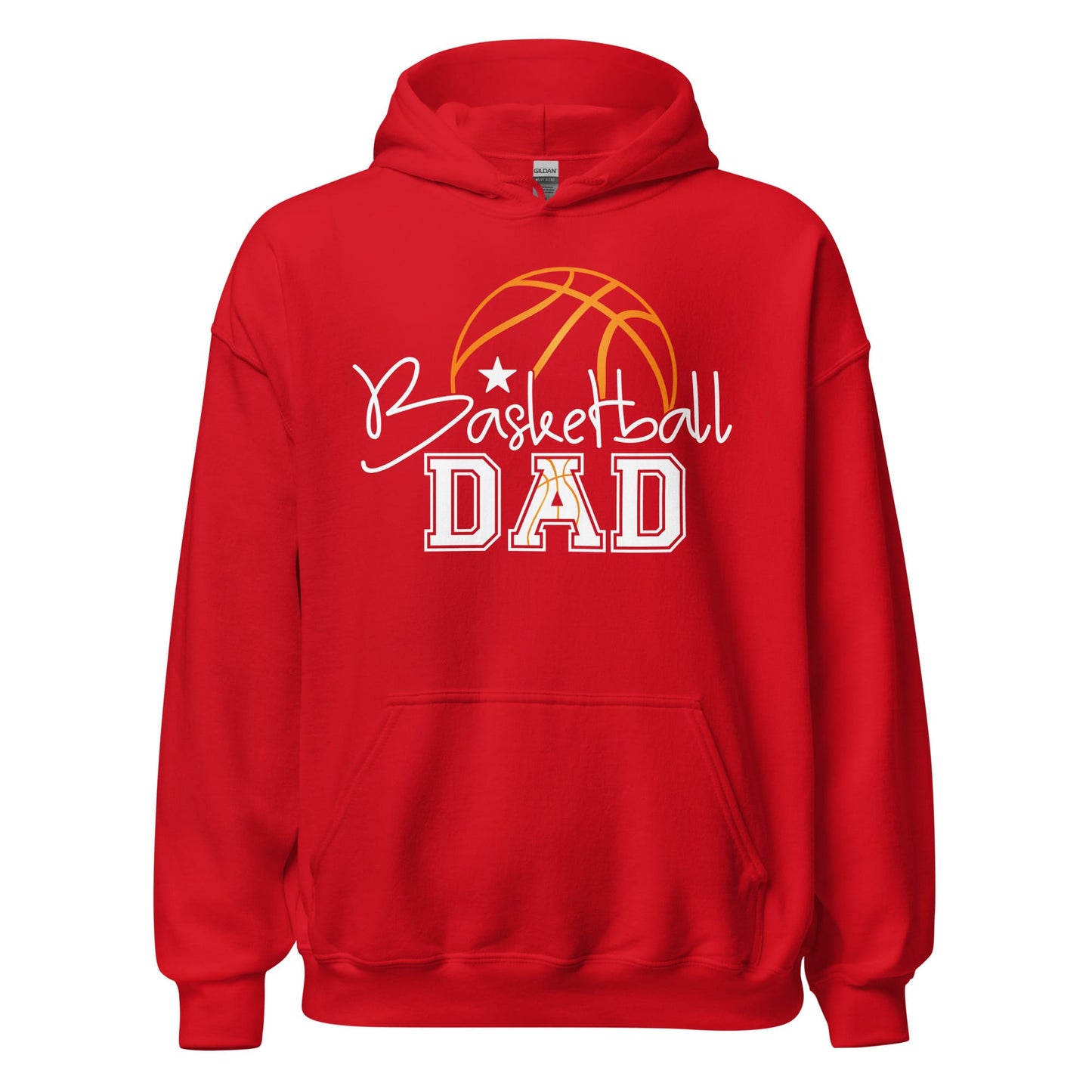 Basketball Dad Hoodie – Stylish Basketball Graphic Hoodie for Proud Sports Dads Red / S Spirit Gear Collective