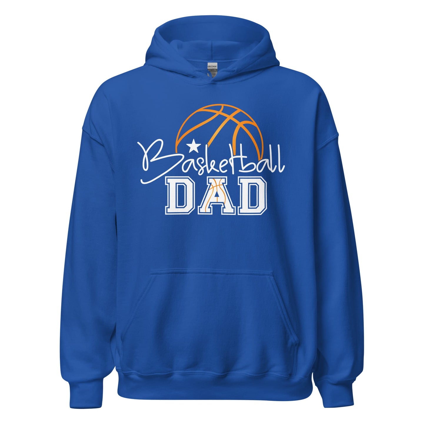 Basketball Dad Hoodie – Stylish Basketball Graphic Hoodie for Proud Sports Dads Royal / S Spirit Gear Collective