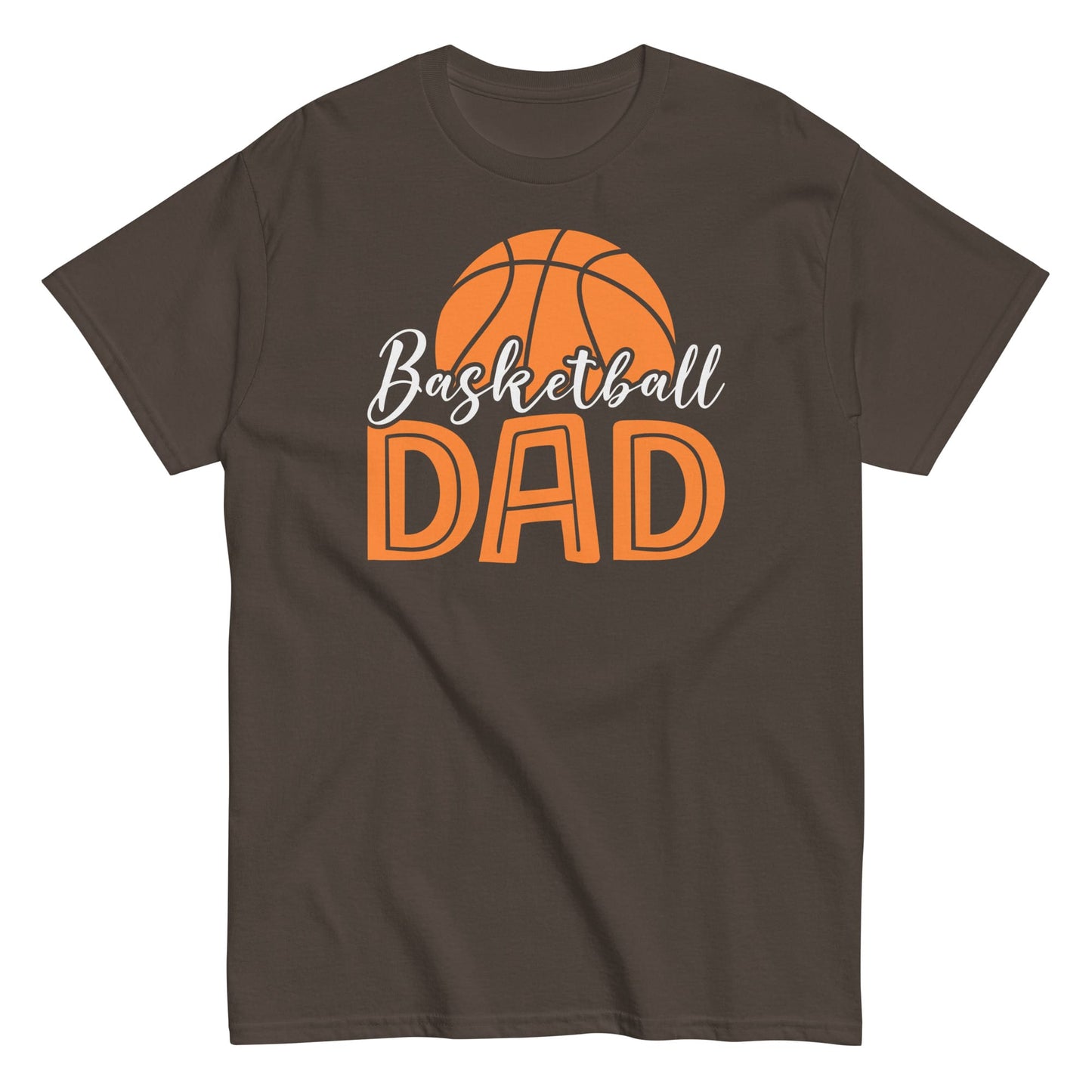 Basketball Dad Shirt – Game Day Tee for Proud Sports Fathers Dark Chocolate / S Spirit Gear Collective T-Shirt