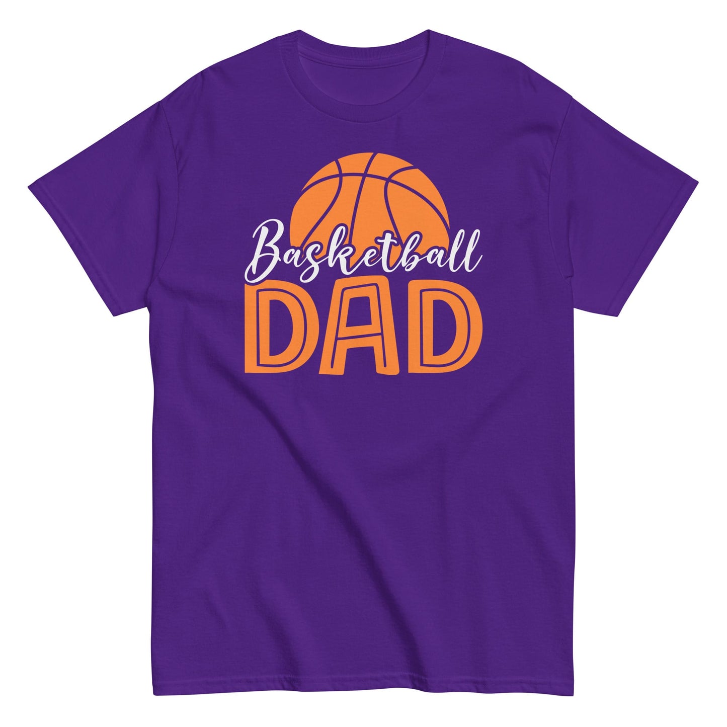 Basketball Dad Shirt – Game Day Tee for Proud Sports Fathers Purple / S Spirit Gear Collective T-Shirt