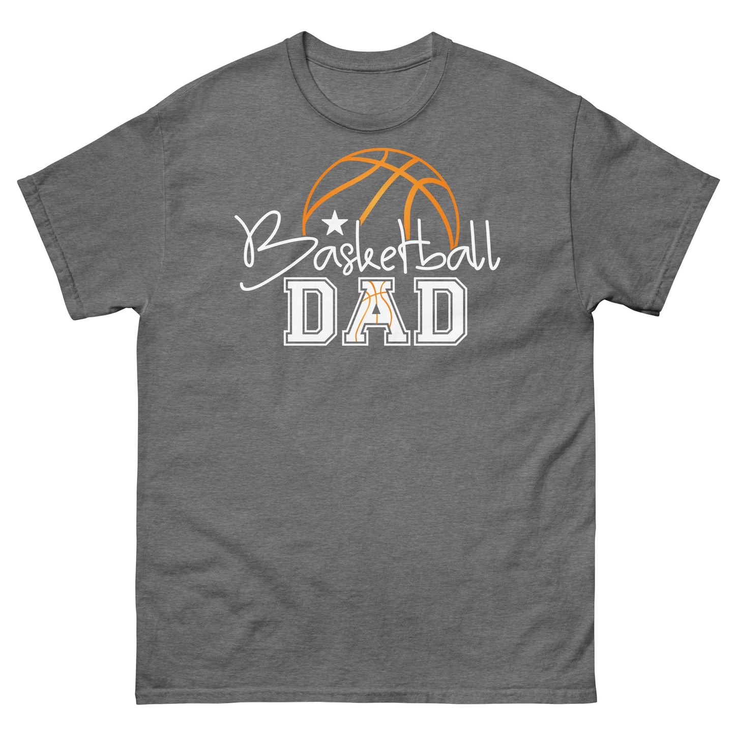 Basketball Dad T-Shirt | Basketball Dad Tee Graphite Heather / S Spirit Gear Collective T-Shirt