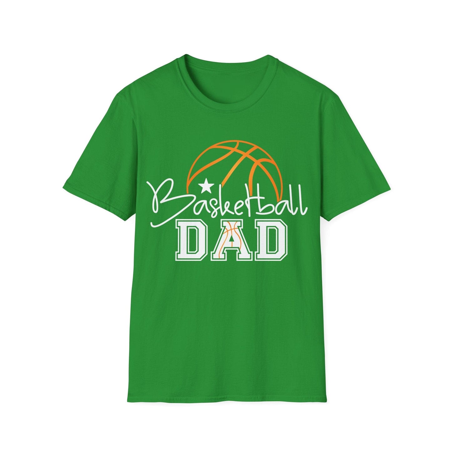 Basketball Dad T-Shirt | Basketball Dad Tee Irish Green / S Printify T-Shirt