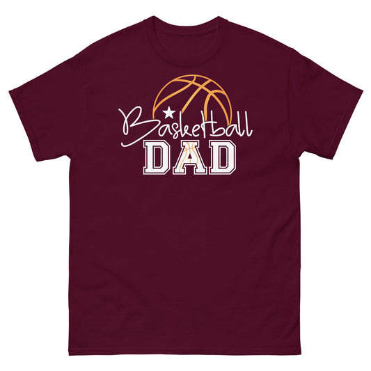 Basketball Dad T-Shirt | Basketball Dad Tee Maroon / S Spirit Gear Collective T-Shirt
