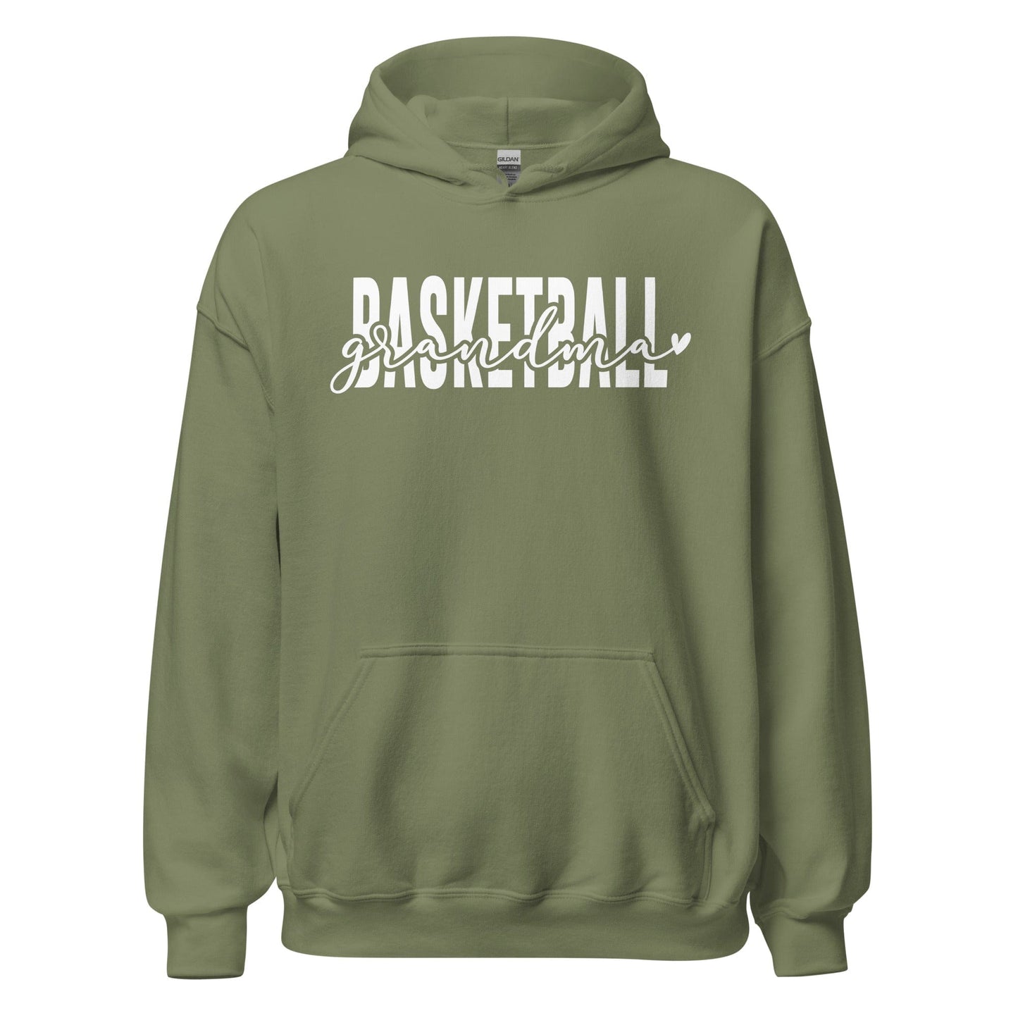 Basketball Grandma Hoodie Military Green / S Spirit Gear Collective Hoodie