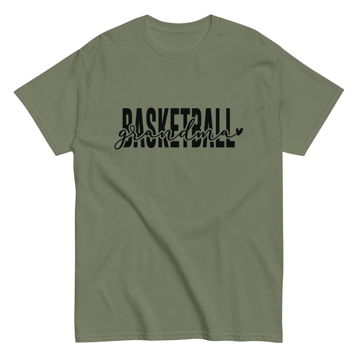 Basketball Grandma Shirt Military Green / S Spirit Gear Collective T-Shirt