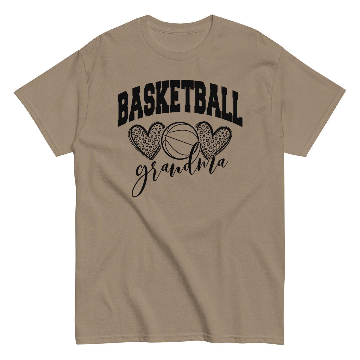 Basketball Grandma T-Shirt – Game Day Sports Grandma Tee Brown Savana / S Spirit Gear Collective T-Shirt