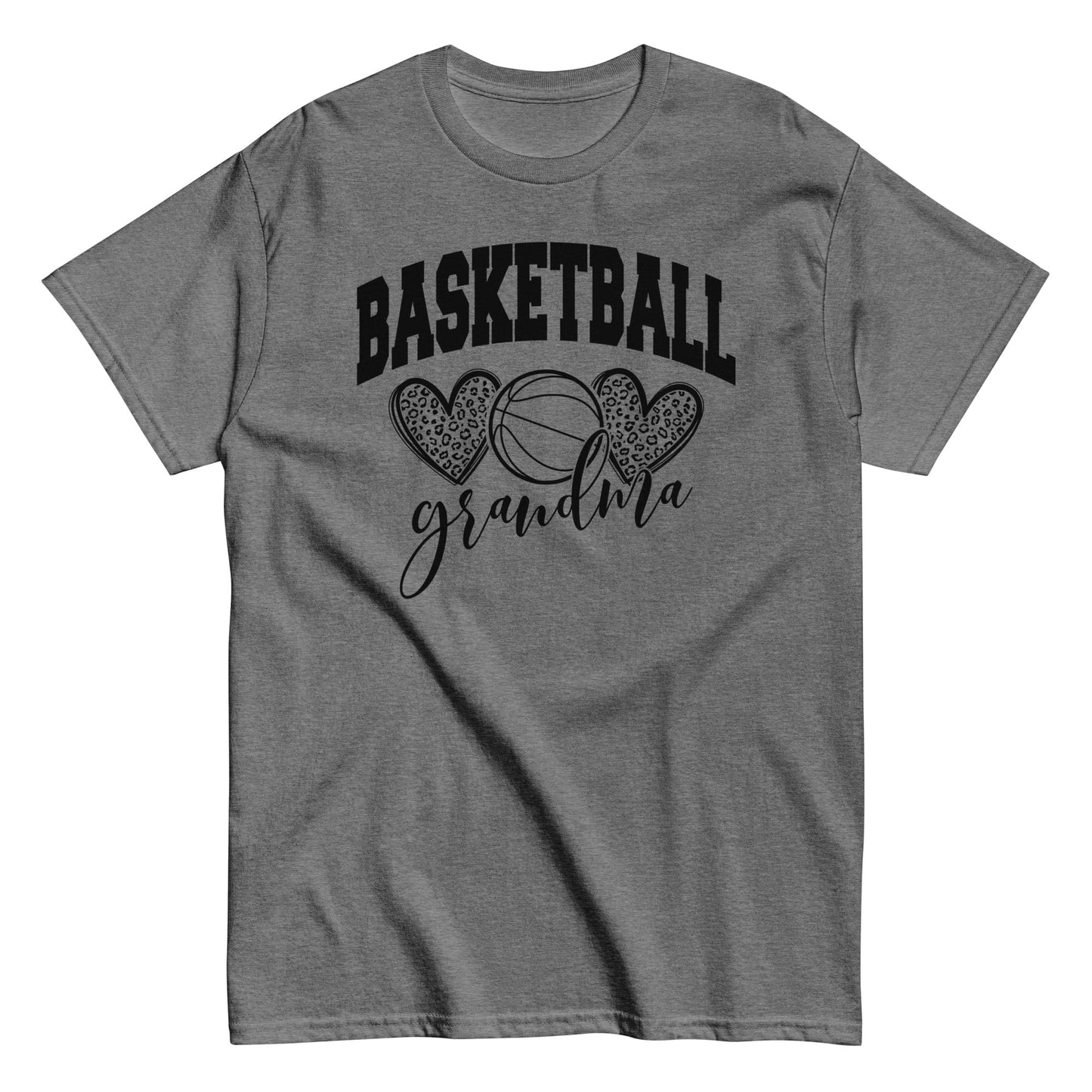Basketball Grandma T-Shirt – Game Day Sports Grandma Tee Graphite Heather / S Spirit Gear Collective T-Shirt