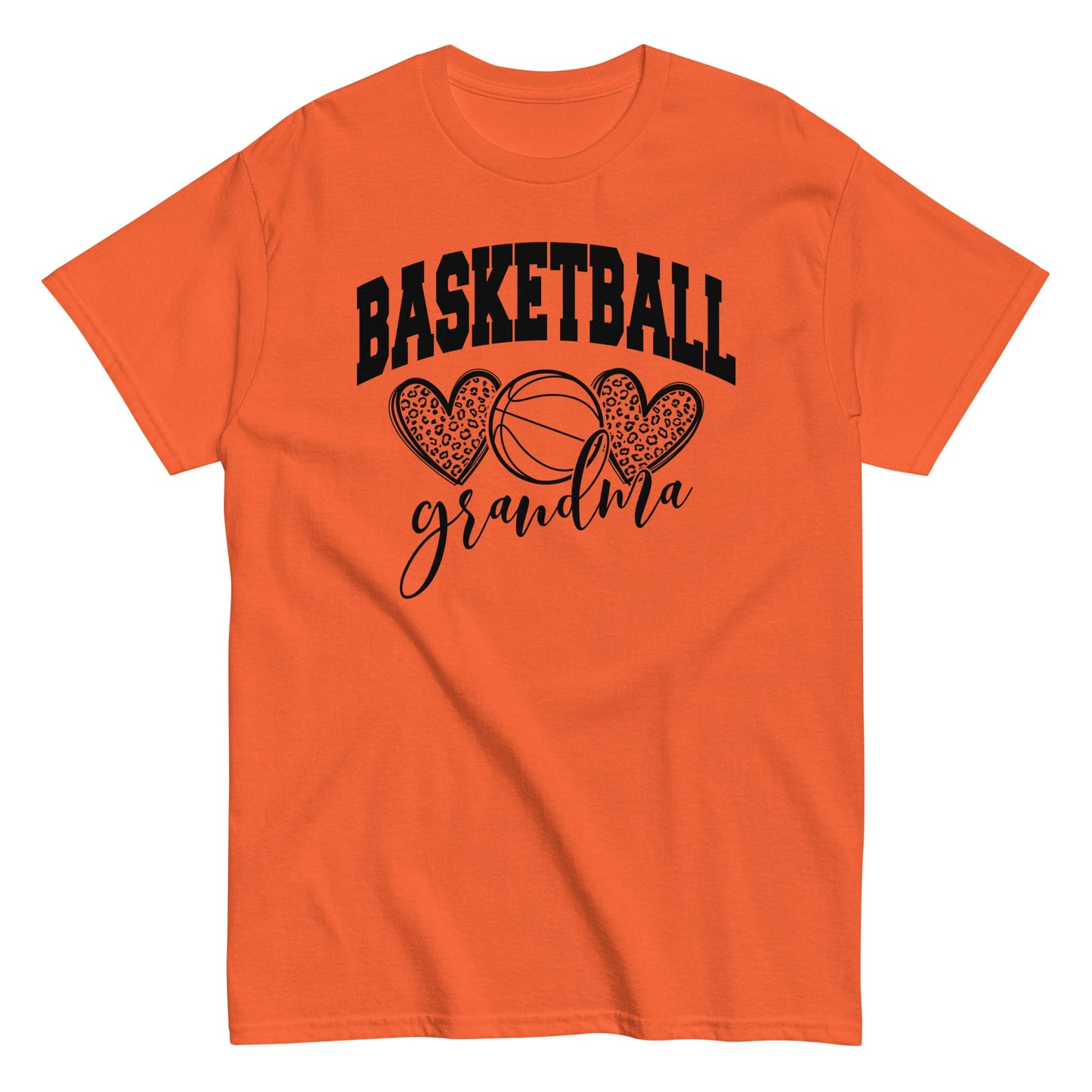 Basketball Grandma T-Shirt – Game Day Sports Grandma Tee Orange / S Spirit Gear Collective T-Shirt