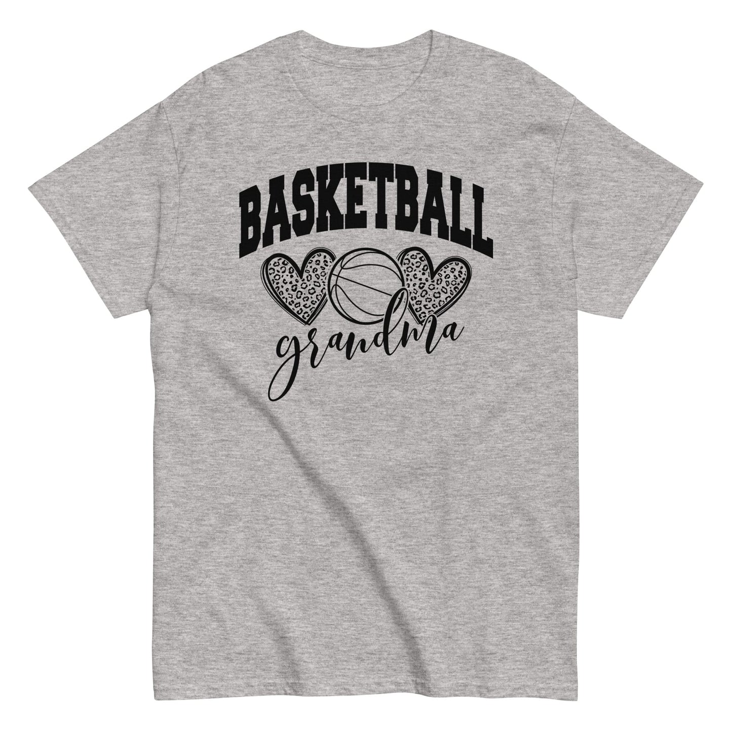 Basketball Grandma T-Shirt – Game Day Sports Grandma Tee Sport Grey / S Spirit Gear Collective T-Shirt