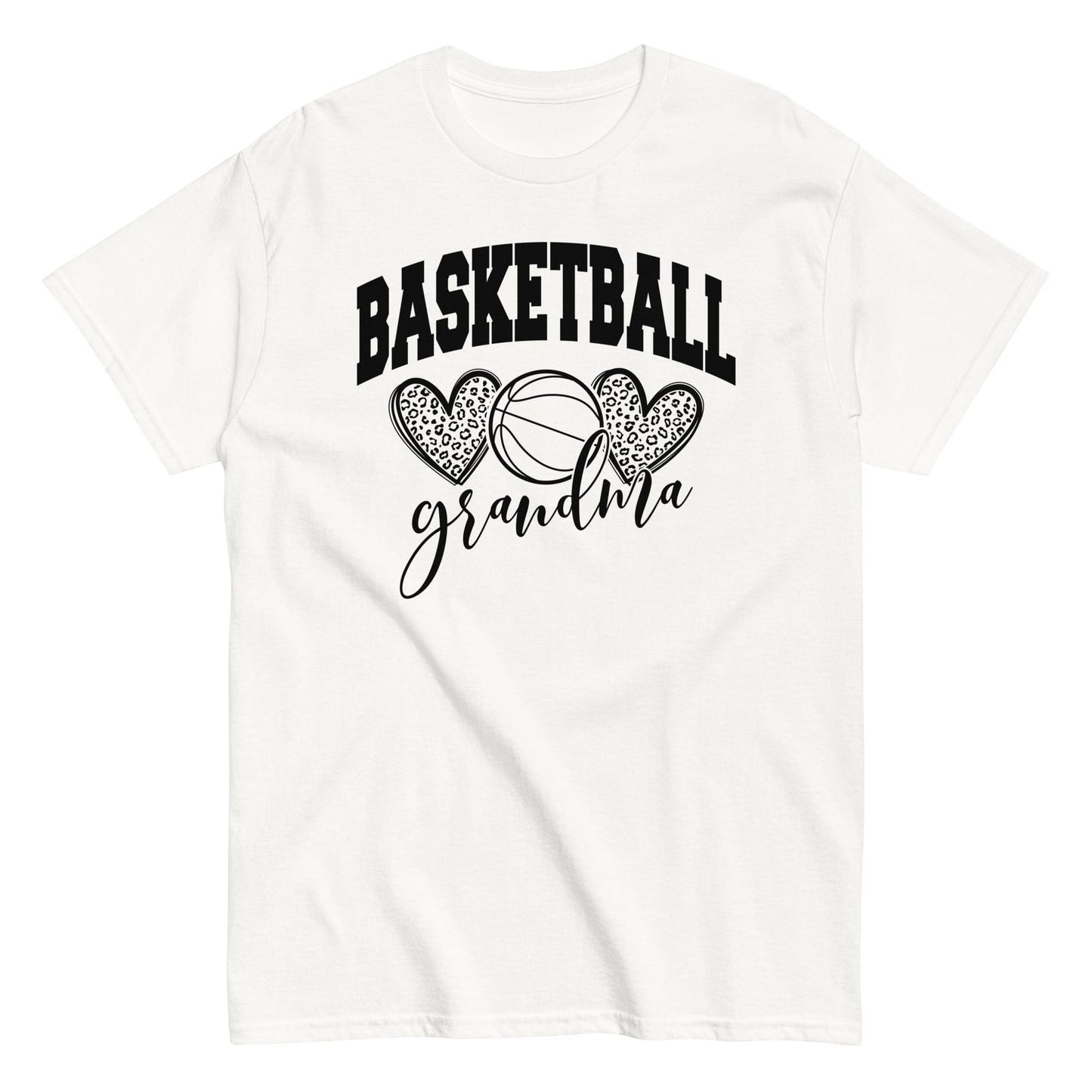 Basketball Grandma T-Shirt – Game Day Sports Grandma Tee White / S Spirit Gear Collective T-Shirt