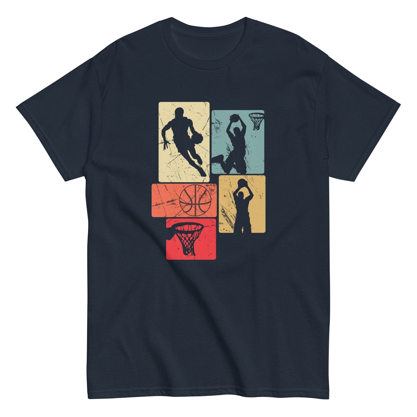 Basketball Graphic Shirt Navy / S Spirit Gear Collective T-Shirt