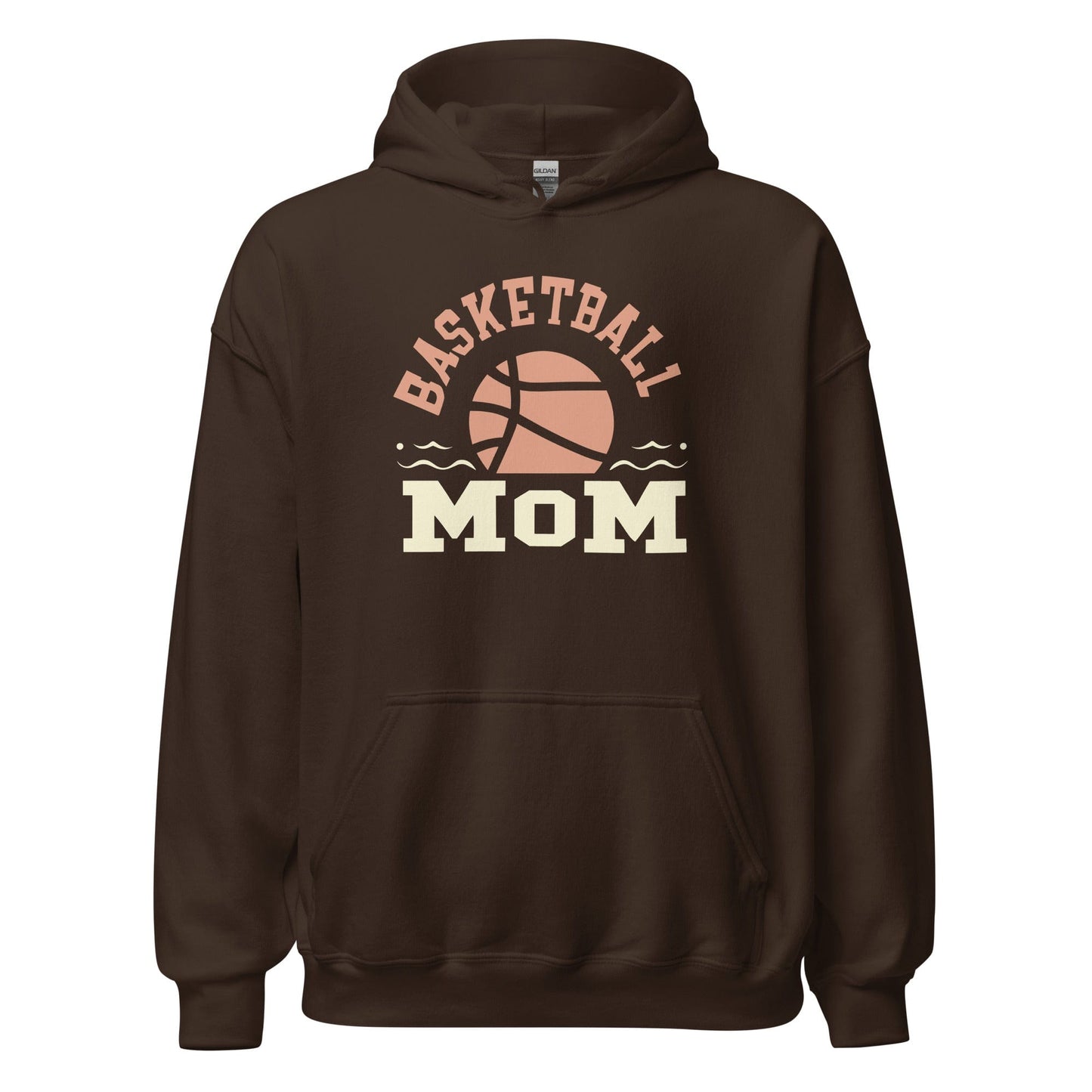 Basketball Mom Hoodie Dark Chocolate / S Spirit Gear Collective Hoodie