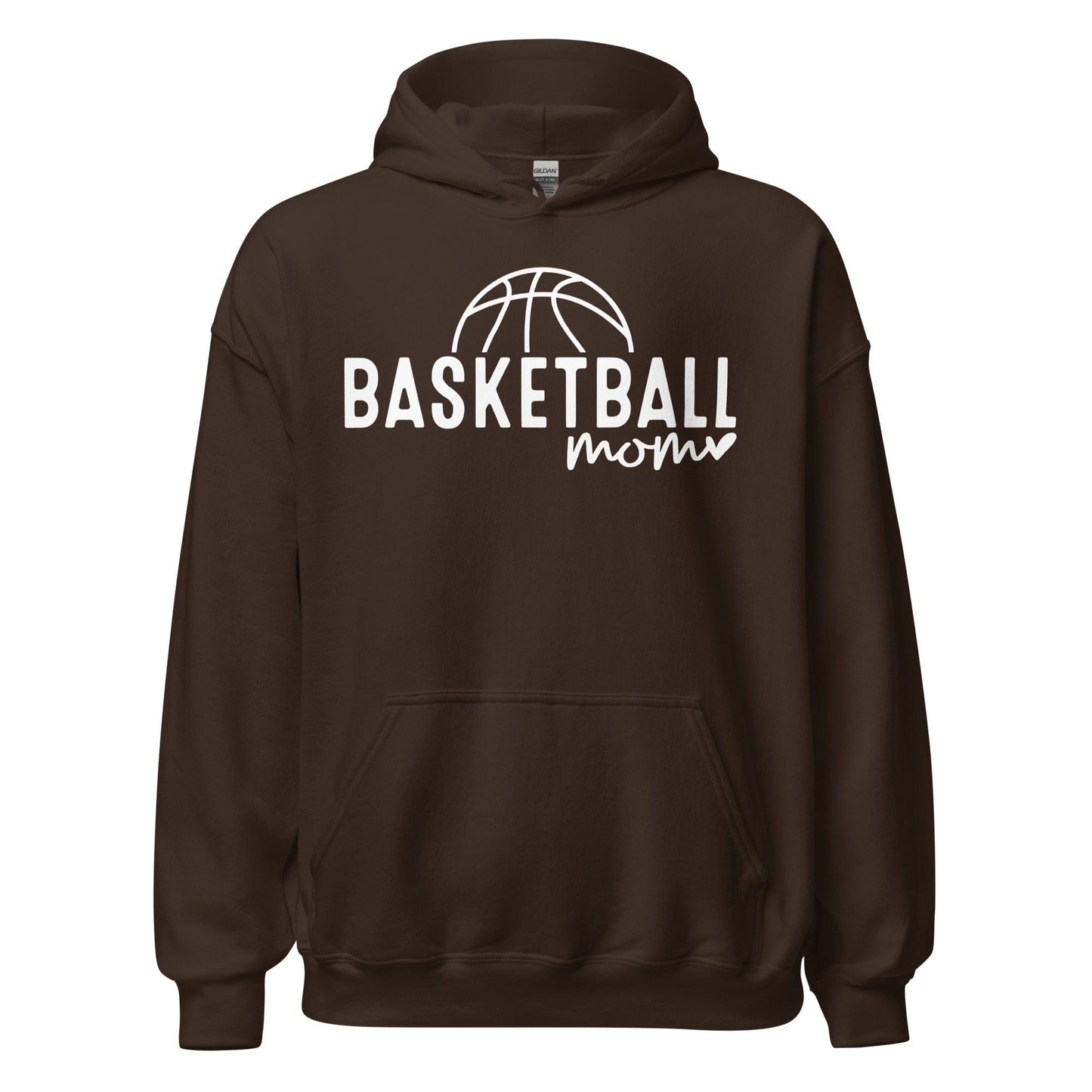 Basketball Mom Hoodie Dark Chocolate / S Spirit Gear Collective Hoodie