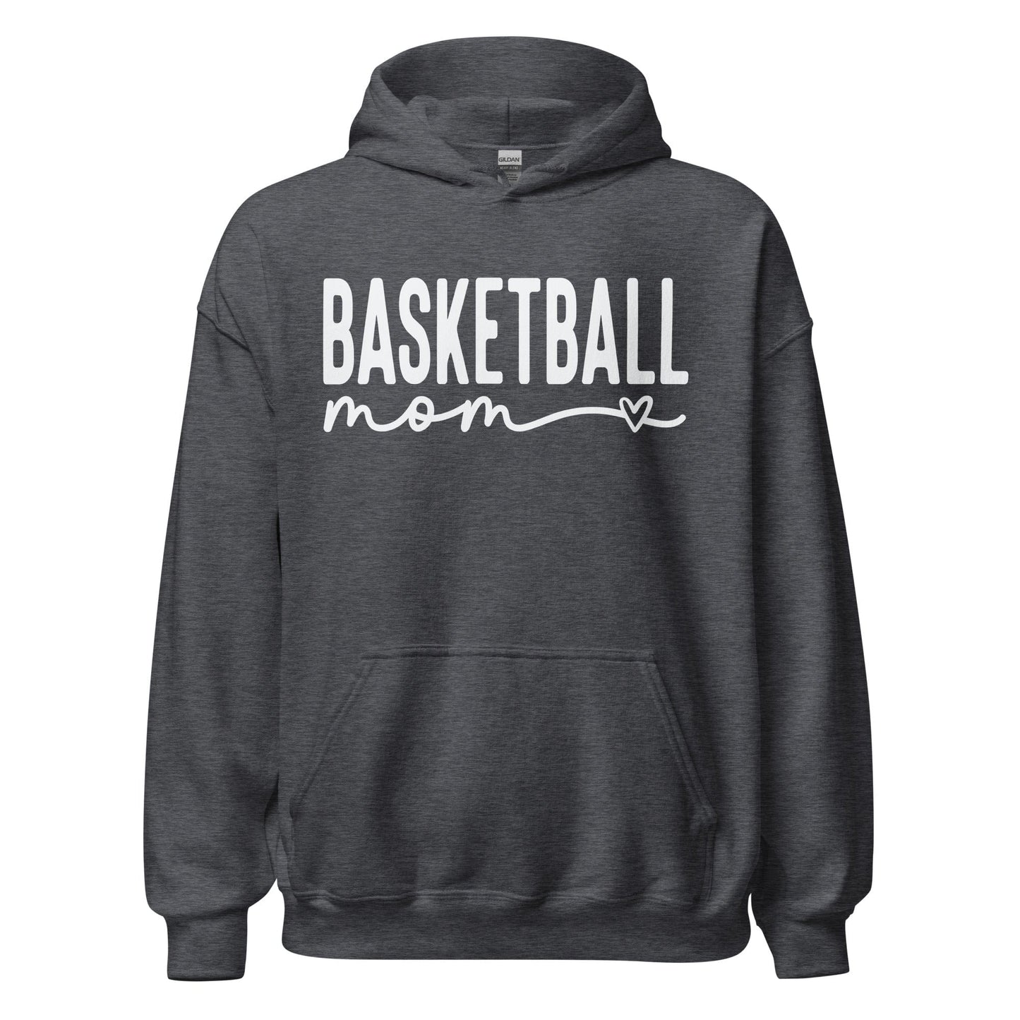 Basketball Mom Hoodie Dark Heather / S Spirit Gear Collective Hoodie