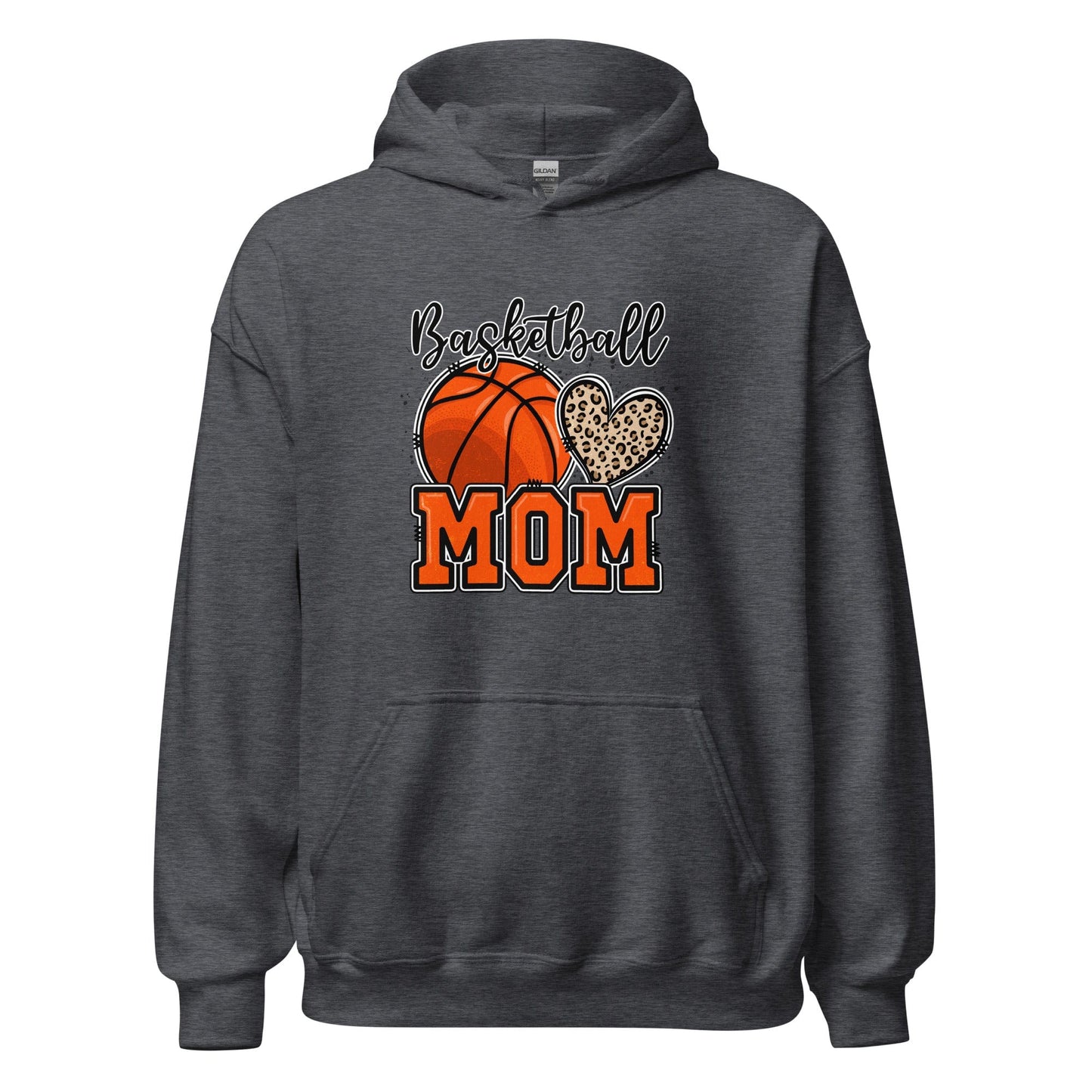 Basketball Mom Hoodie Dark Heather / S Spirit Gear Collective Hoodie