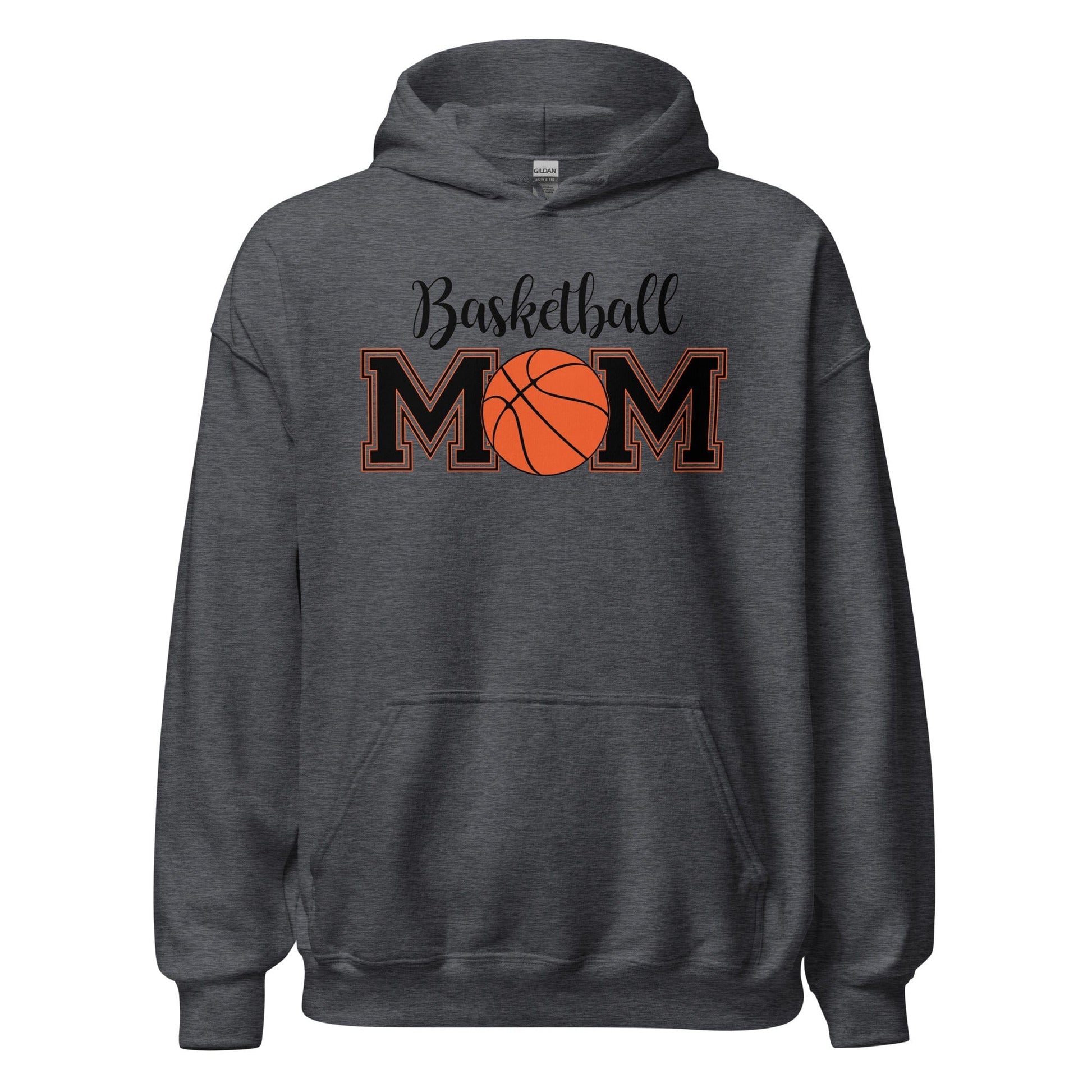 Basketball Mom Hoodie Dark Heather / S Spirit Gear Collective Hoodie