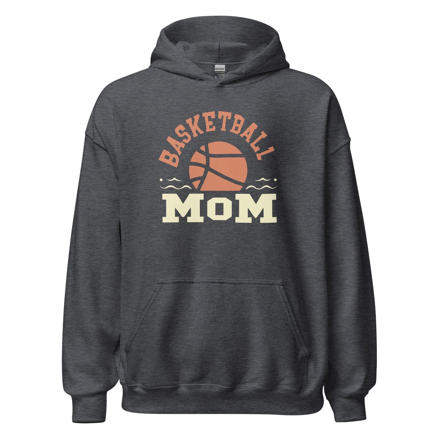 Basketball Mom Hoodie Dark Heather / S Spirit Gear Collective Hoodie