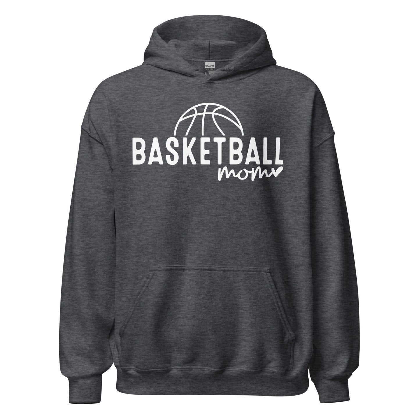 Basketball Mom Hoodie Dark Heather / S Spirit Gear Collective Hoodie