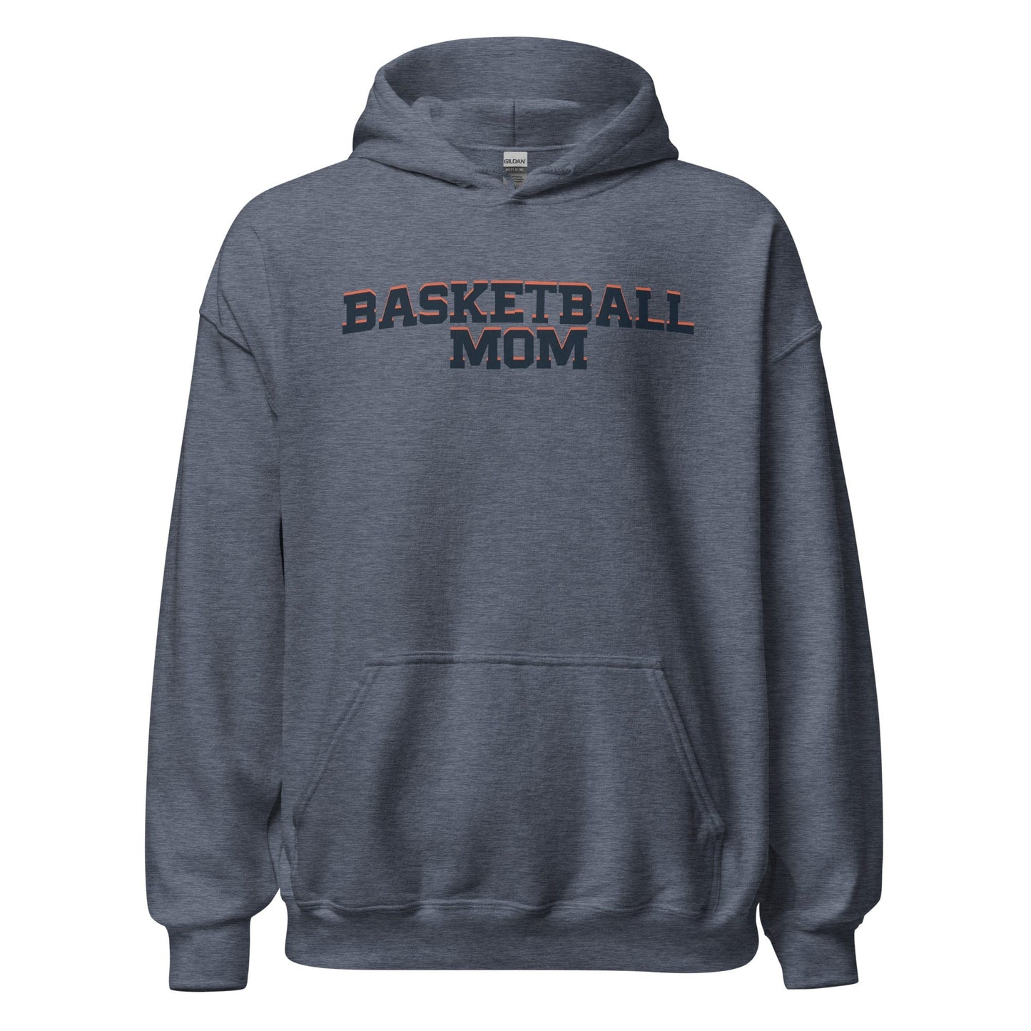 Basketball Mom Hoodie Heather Sport Dark Navy / S Spirit Gear Collective Hoodie