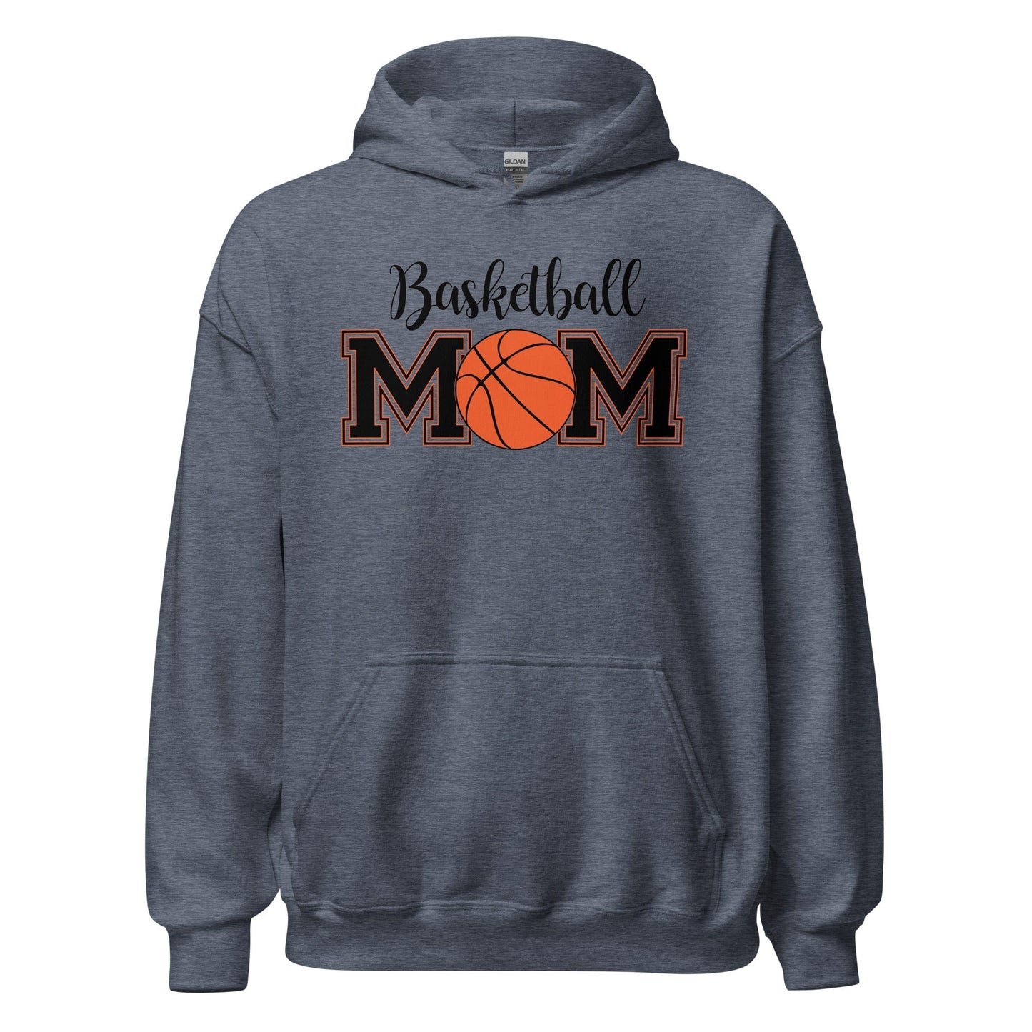 Basketball Mom Hoodie Heather Sport Dark Navy / S Spirit Gear Collective Hoodie