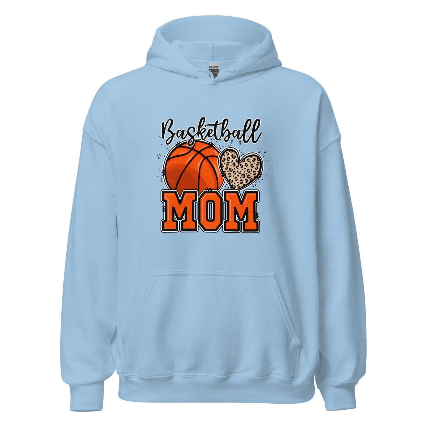 Basketball Mom Hoodie Light Blue / S Spirit Gear Collective Hoodie