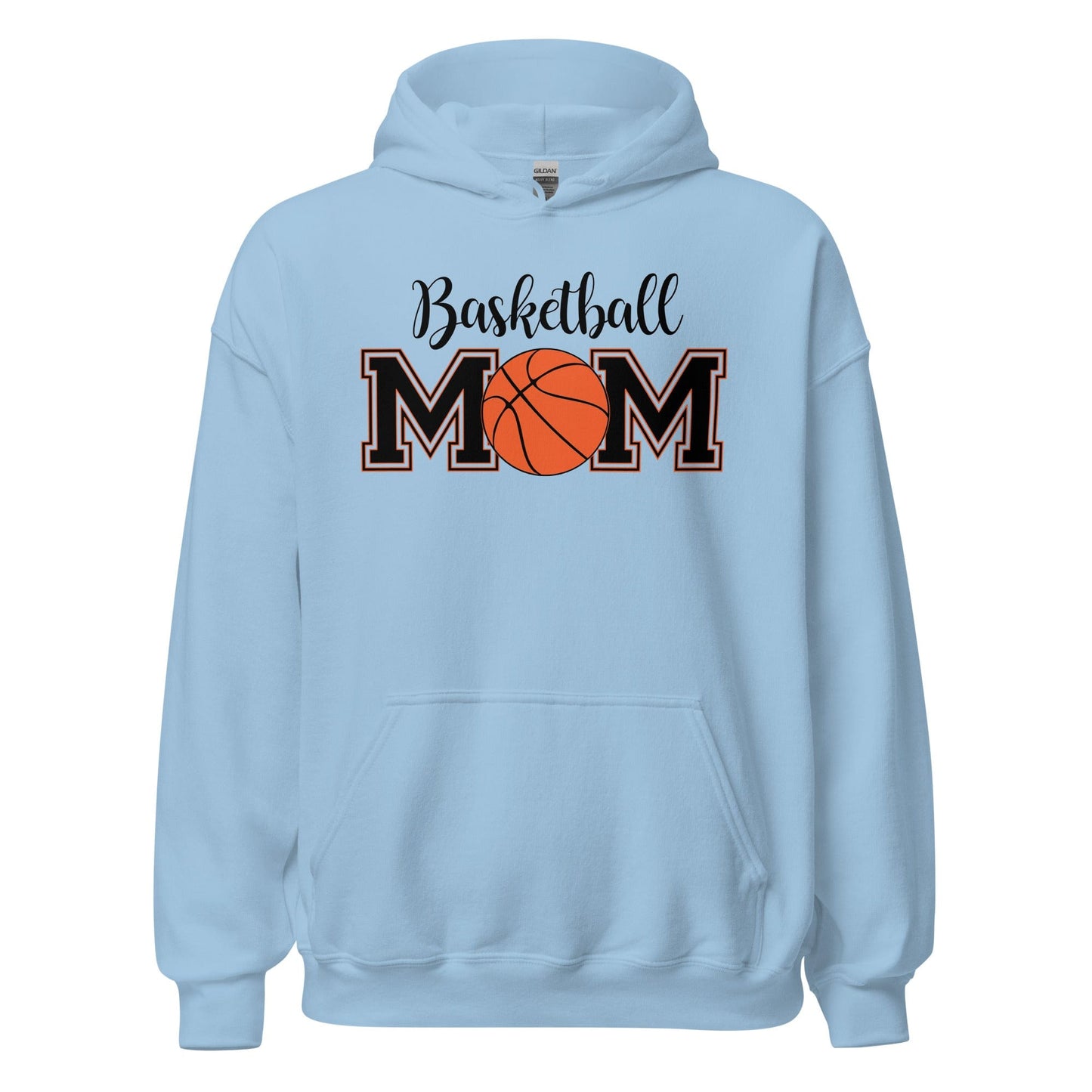 Basketball Mom Hoodie Light Blue / S Spirit Gear Collective Hoodie