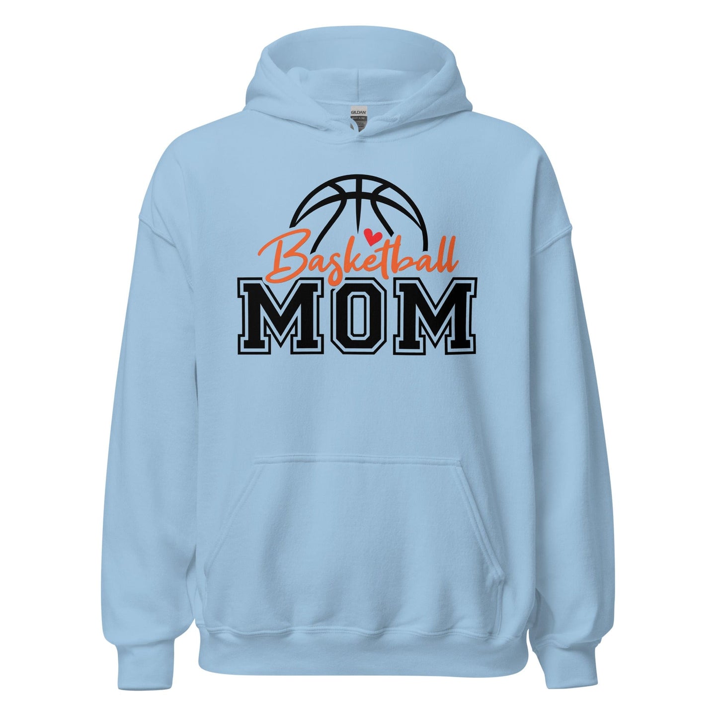 Basketball Mom Hoodie Light Blue / S Spirit Gear Collective Hoodie