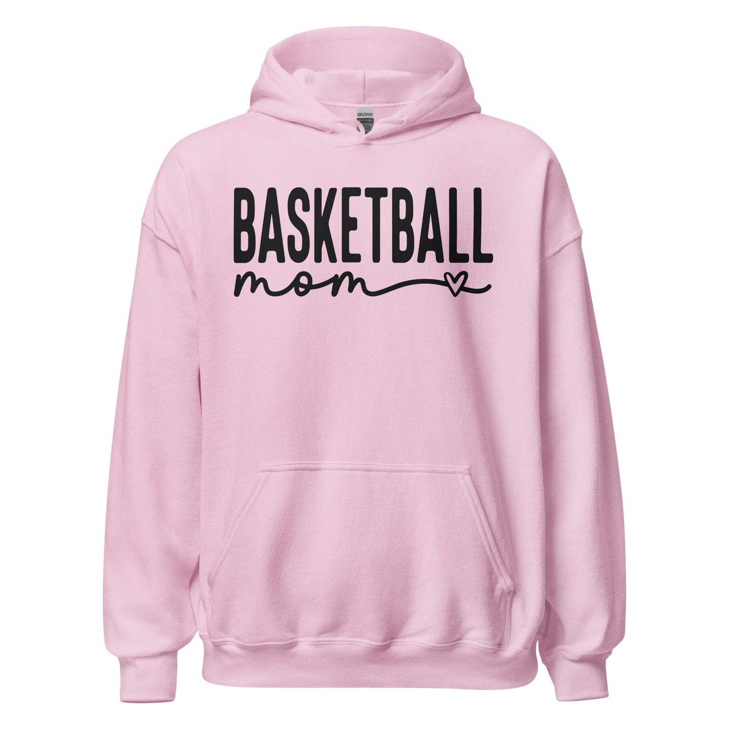 Basketball Mom Hoodie Light Pink / S Spirit Gear Collective Hoodie