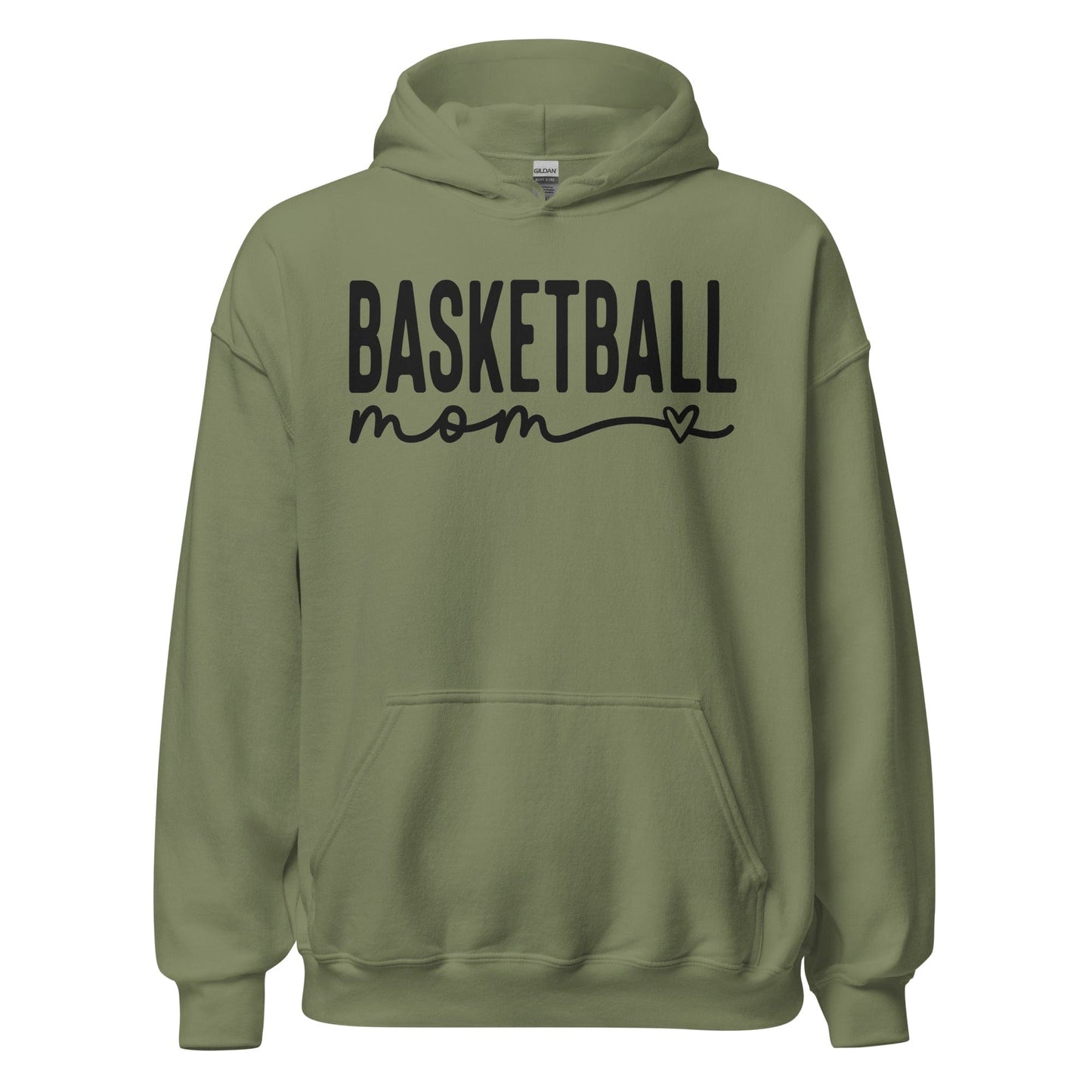 Basketball Mom Hoodie Military Green / S Spirit Gear Collective Hoodie