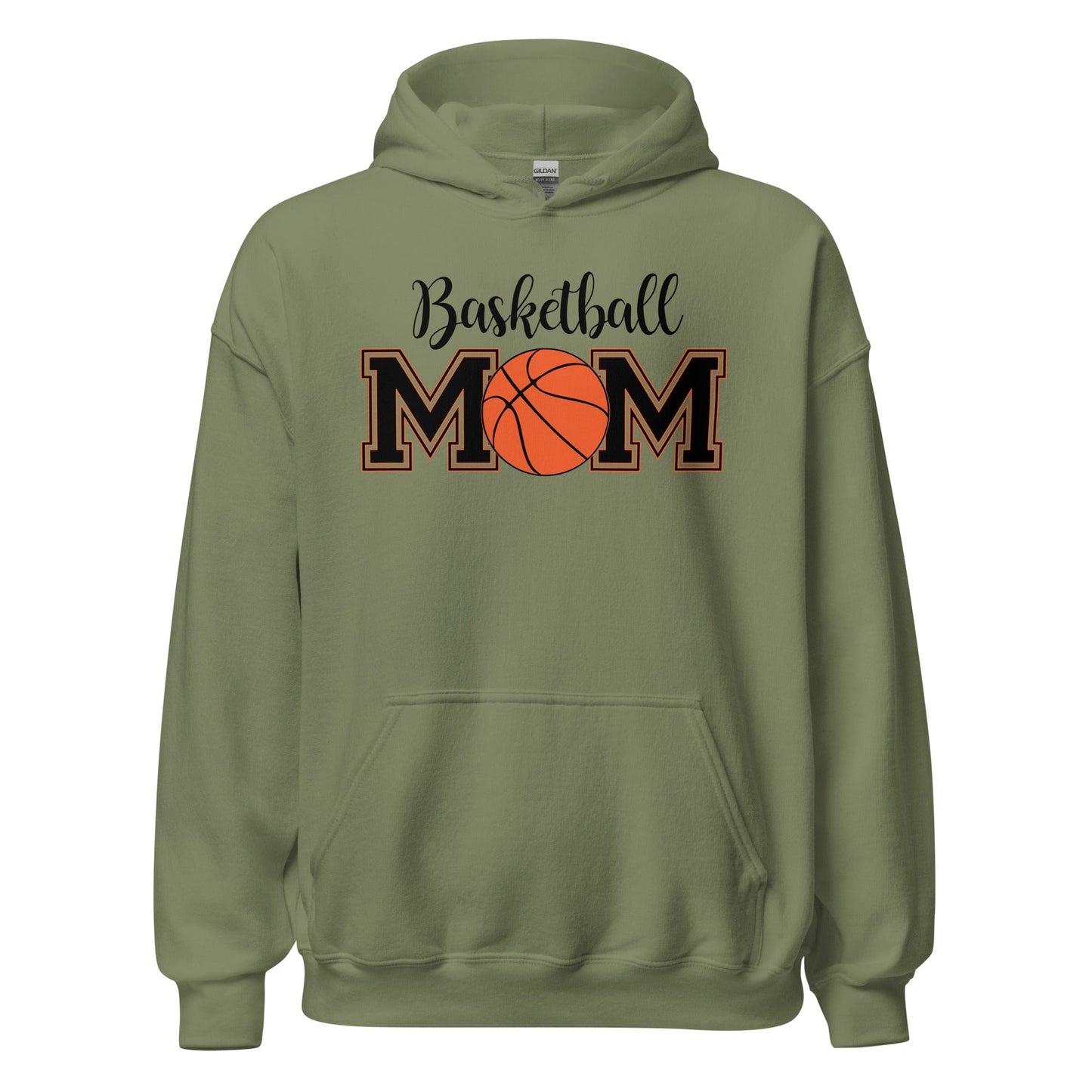 Basketball Mom Hoodie Military Green / S Spirit Gear Collective Hoodie