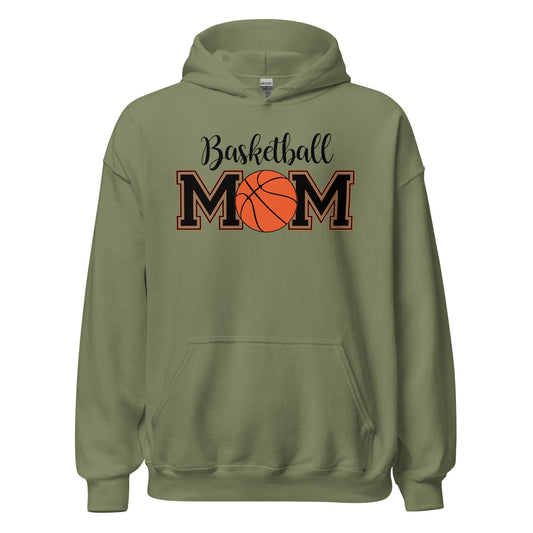 Basketball Mom Hoodie Military Green / S Spirit Gear Collective Hoodie