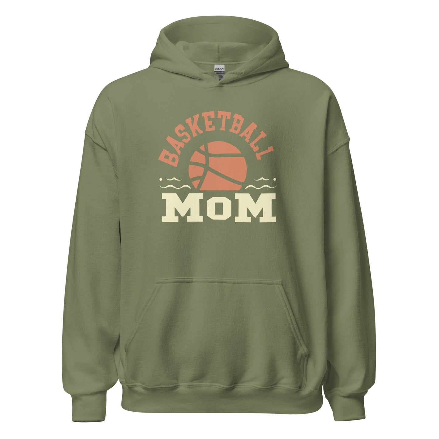 Basketball Mom Hoodie Military Green / S Spirit Gear Collective Hoodie