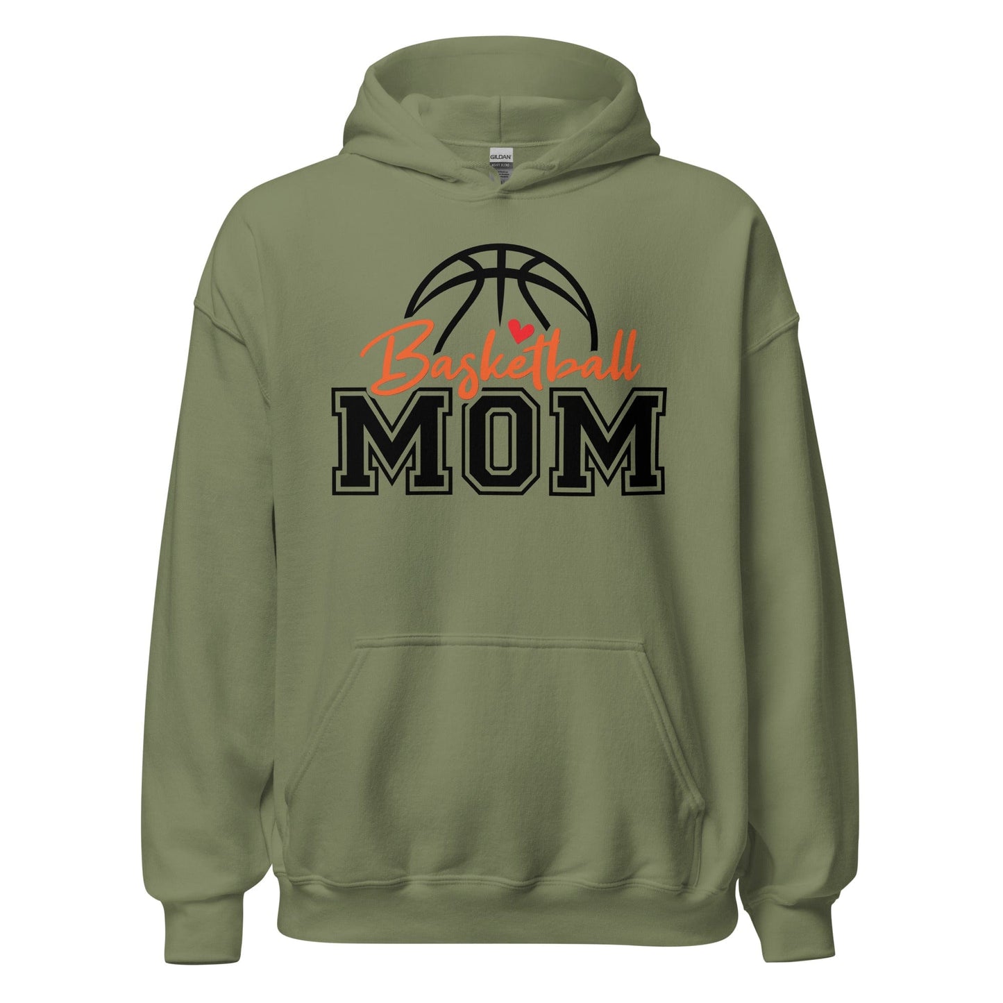 Basketball Mom Hoodie Military Green / S Spirit Gear Collective Hoodie