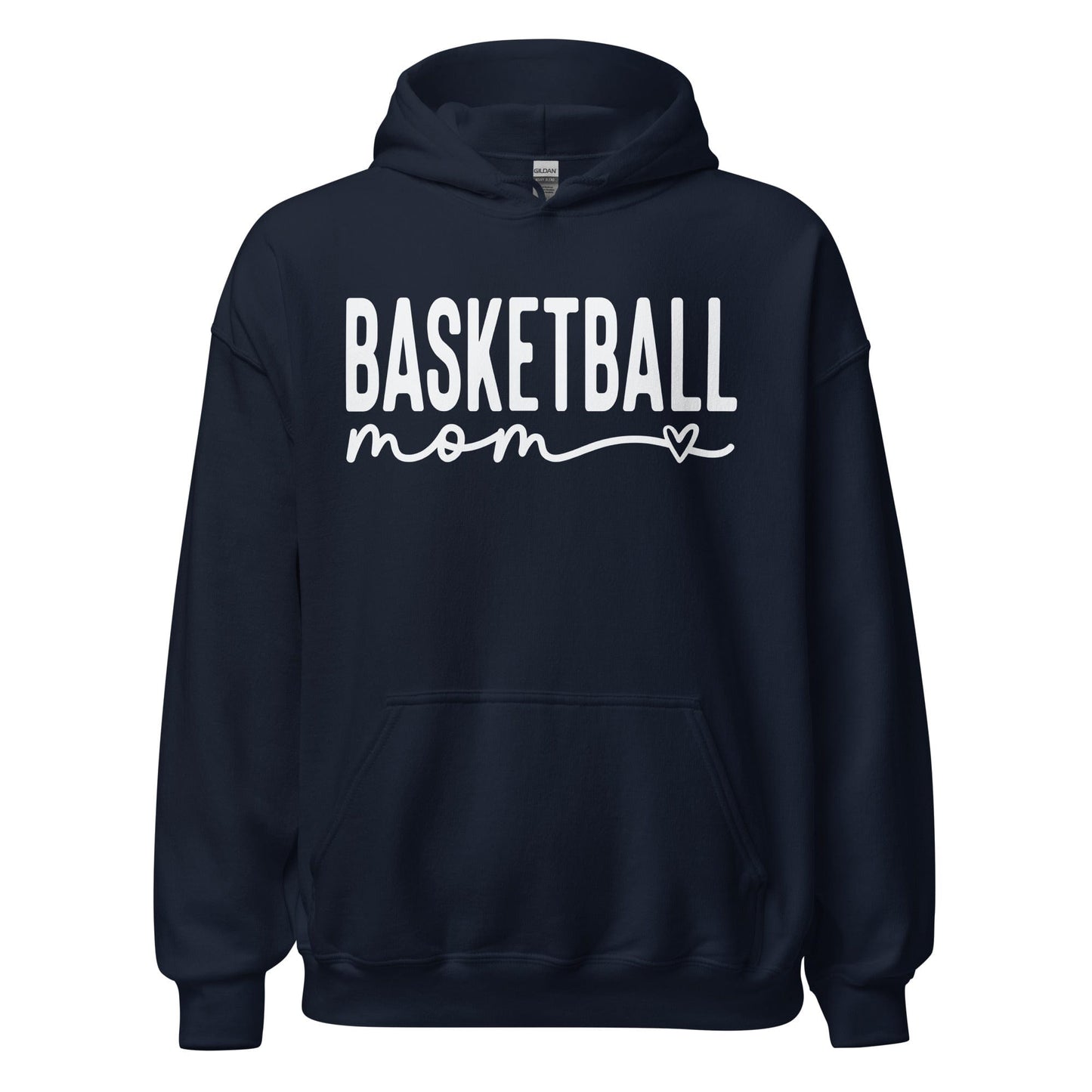 Basketball Mom Hoodie Navy / S Spirit Gear Collective Hoodie