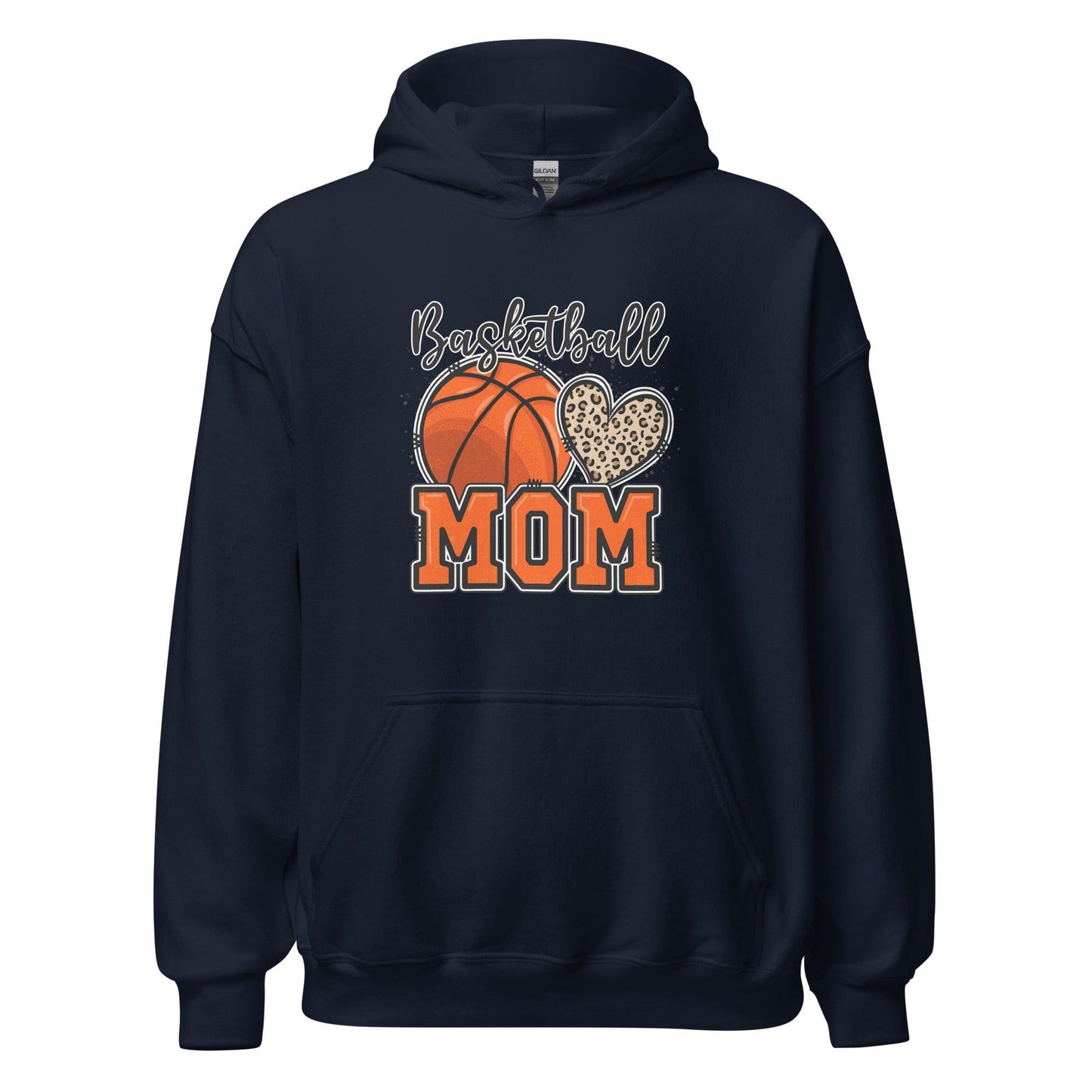 Basketball Mom Hoodie Navy / S Spirit Gear Collective Hoodie