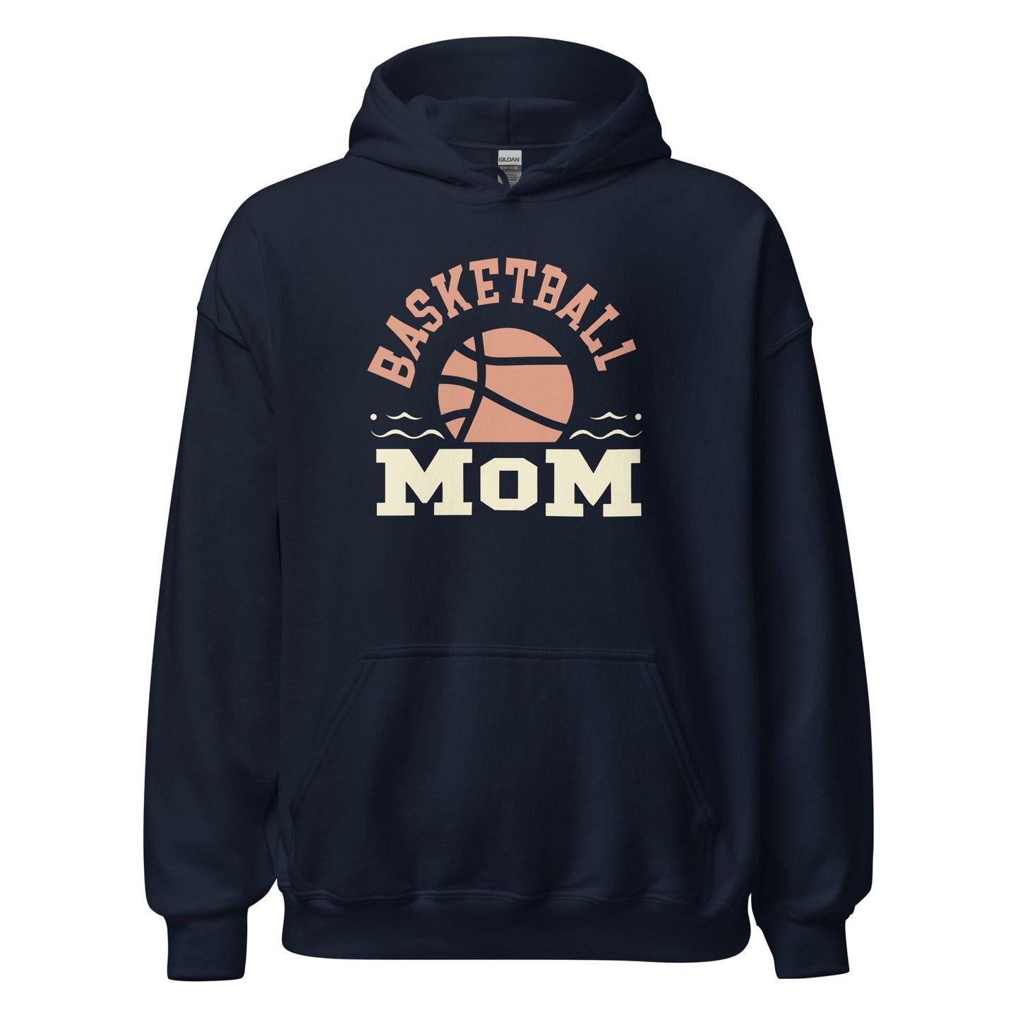 Basketball Mom Hoodie Navy / S Spirit Gear Collective Hoodie