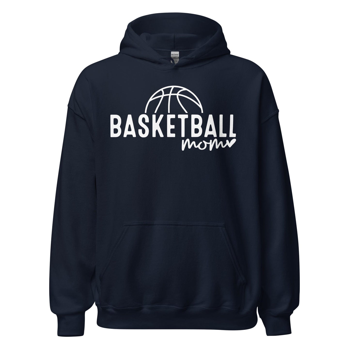 Basketball Mom Hoodie Navy / S Spirit Gear Collective Hoodie