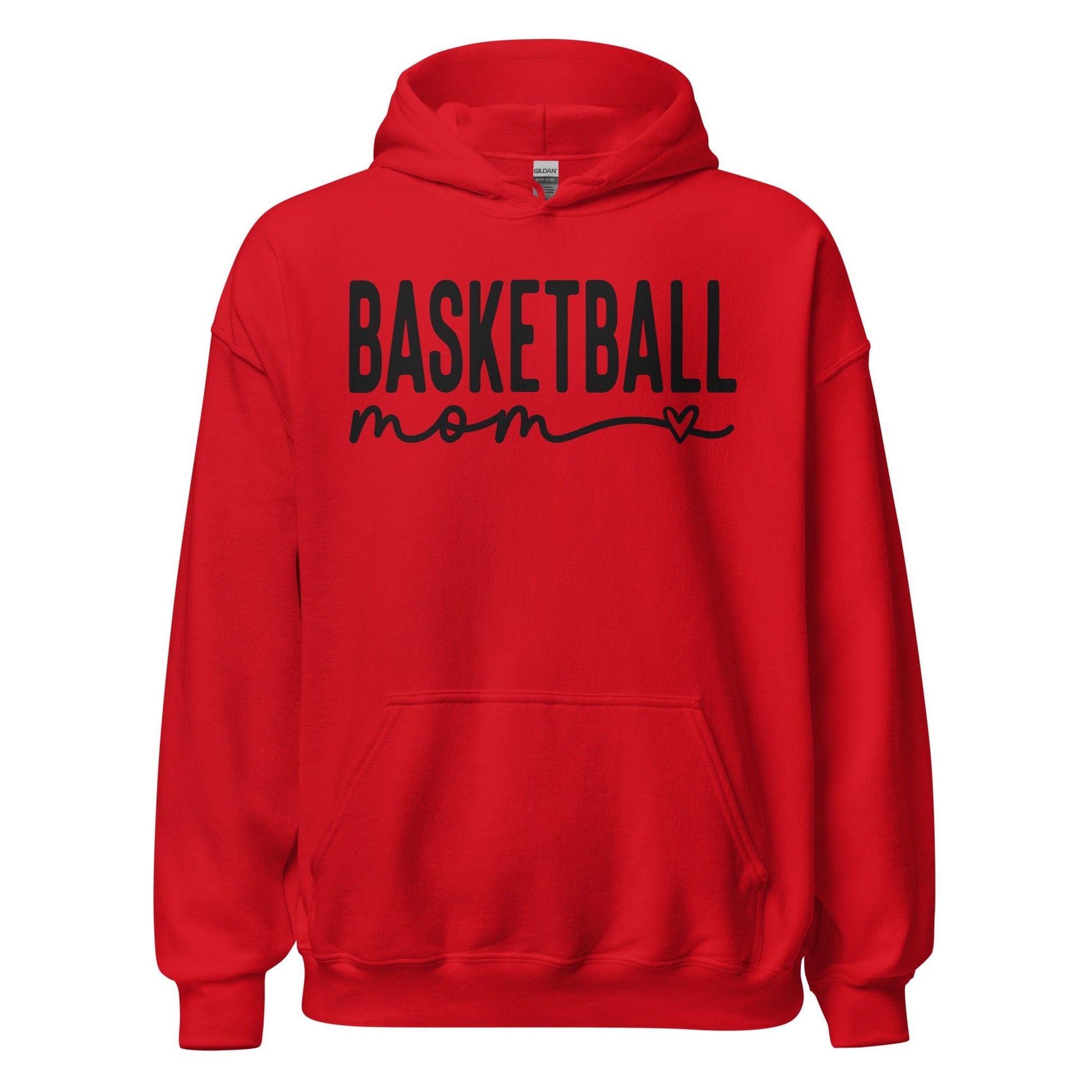 Basketball Mom Hoodie Red / S Spirit Gear Collective Hoodie