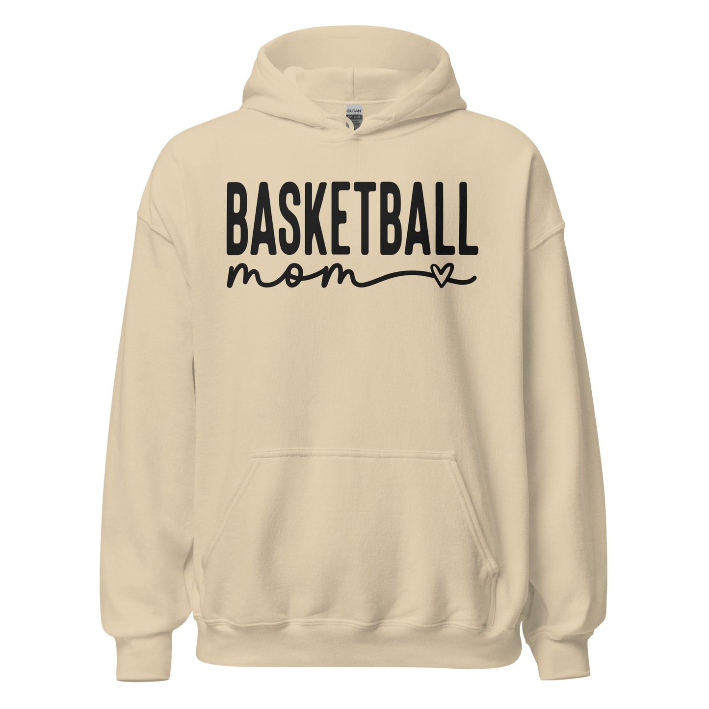 Basketball Mom Hoodie Sand / S Spirit Gear Collective Hoodie