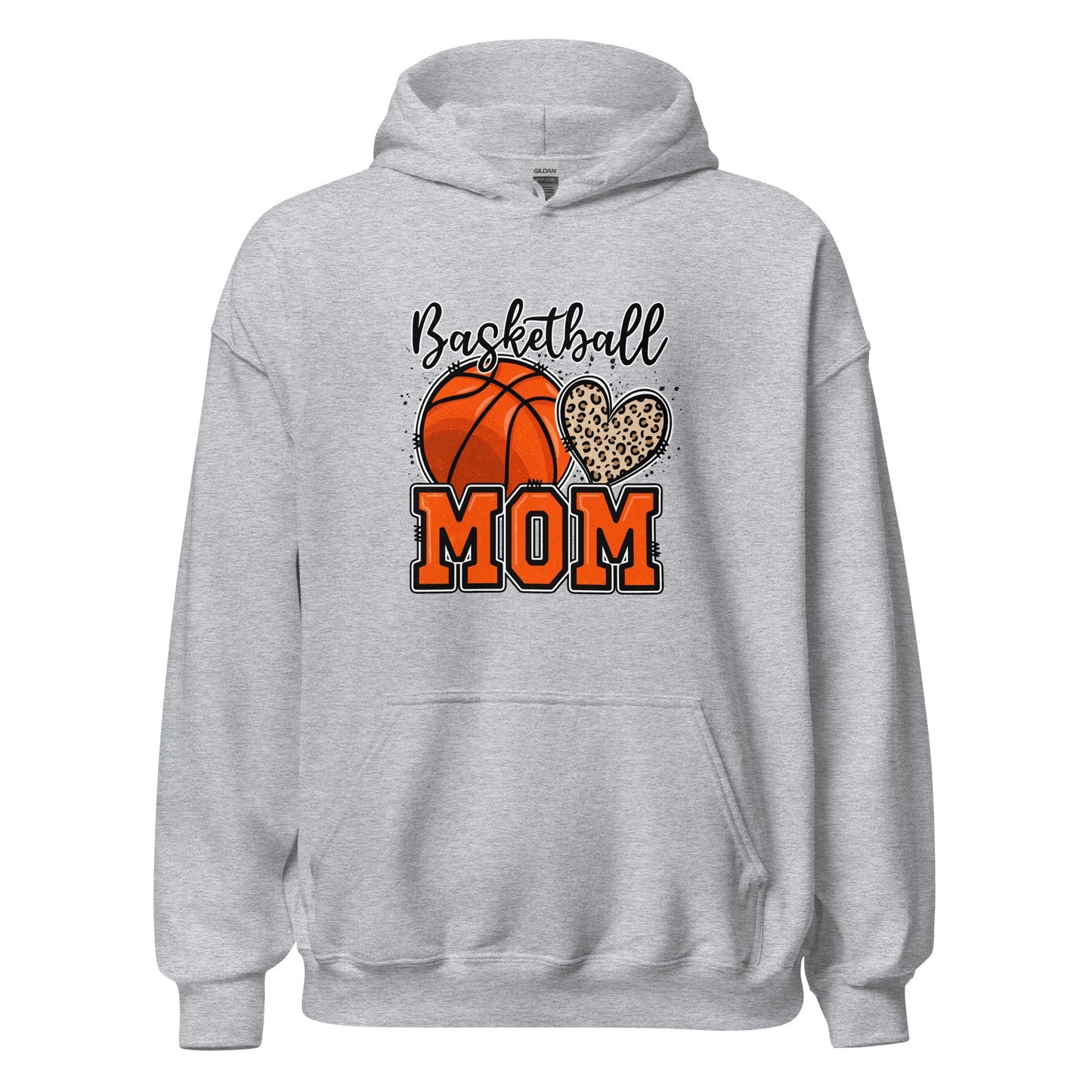 Basketball Mom Hoodie Sport Grey / S Spirit Gear Collective Hoodie
