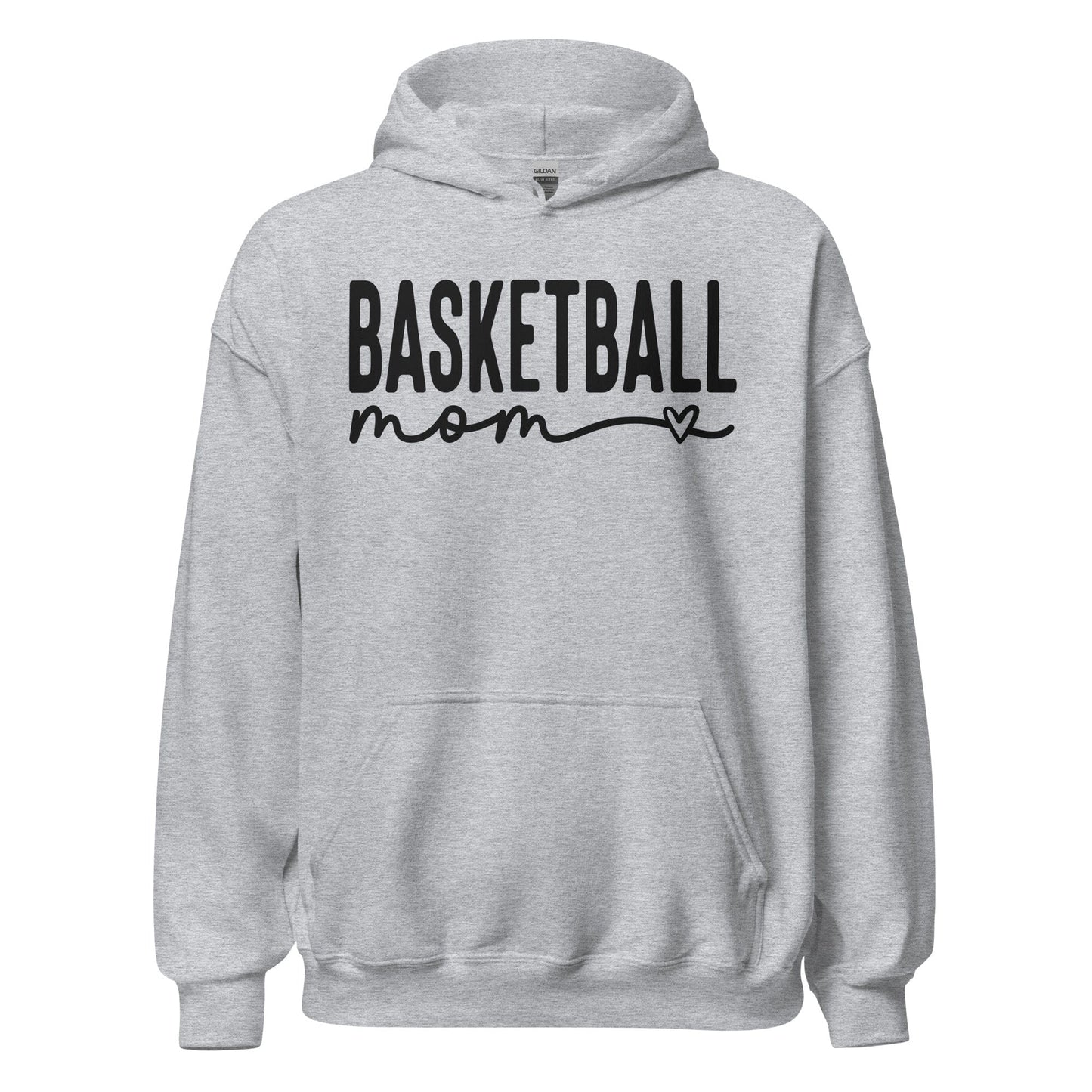 Basketball Mom Hoodie Sport Grey / S Spirit Gear Collective Hoodie