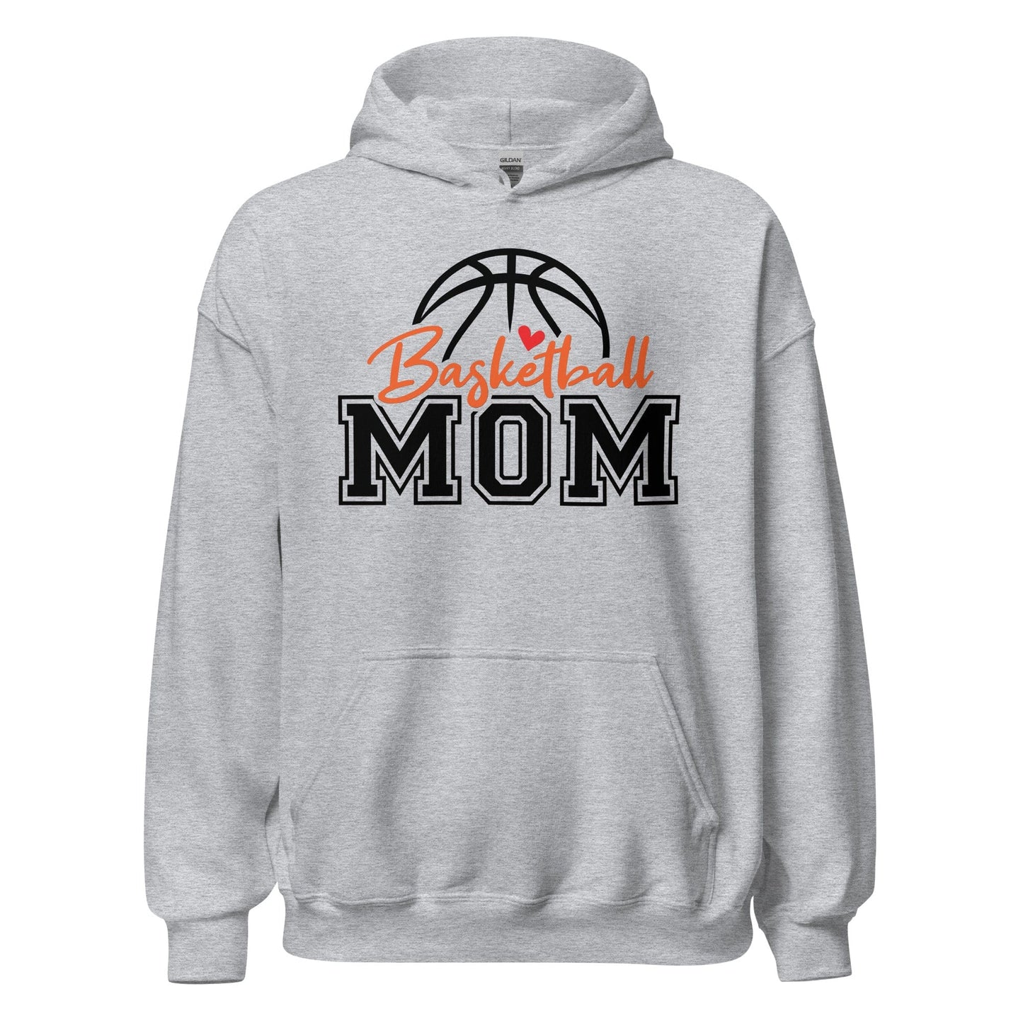 Basketball Mom Hoodie Sport Grey / S Spirit Gear Collective Hoodie