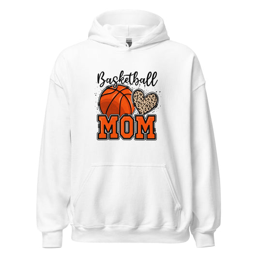 Basketball Mom Hoodie White / S Spirit Gear Collective Hoodie