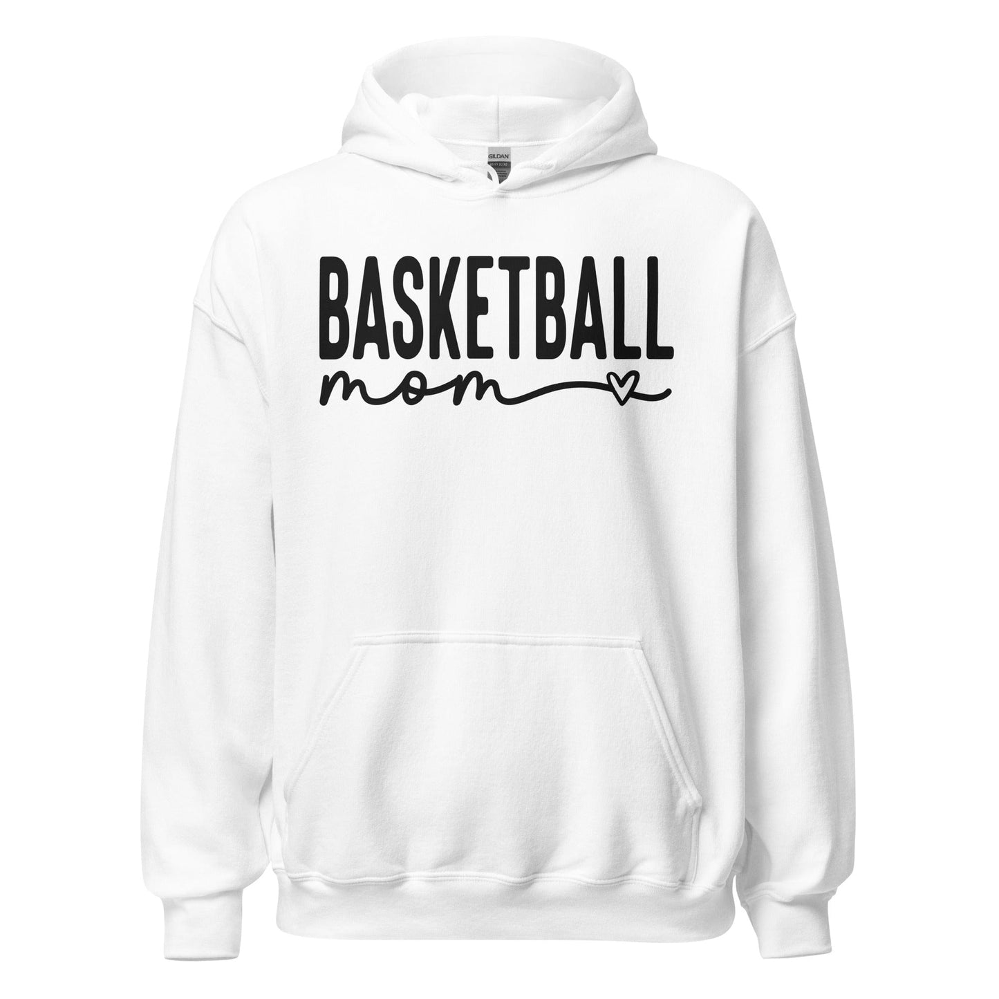 Basketball Mom Hoodie White / S Spirit Gear Collective Hoodie