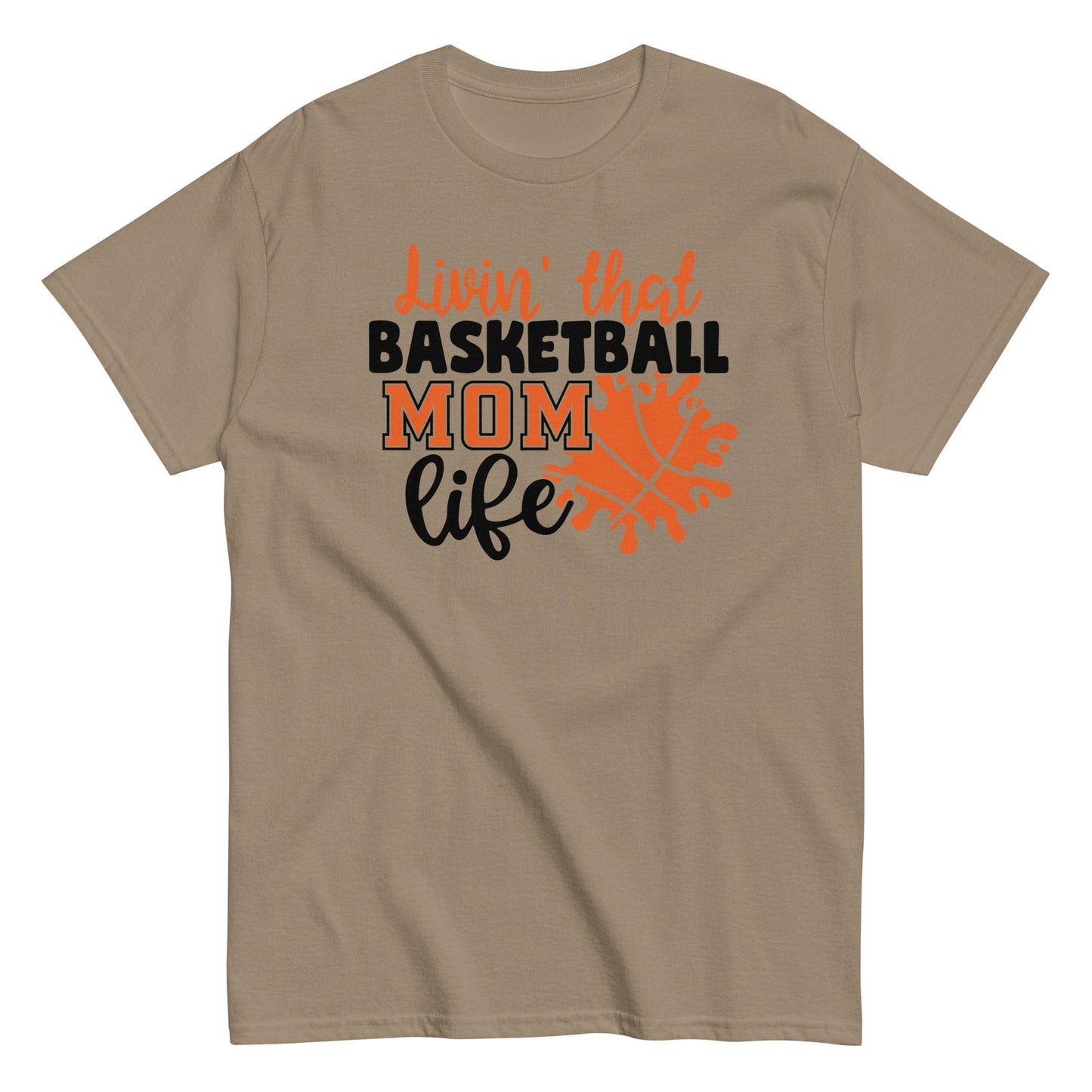 Basketball Mom Life Shirt Brown Savana / S Spirit Gear Collective T-Shirt