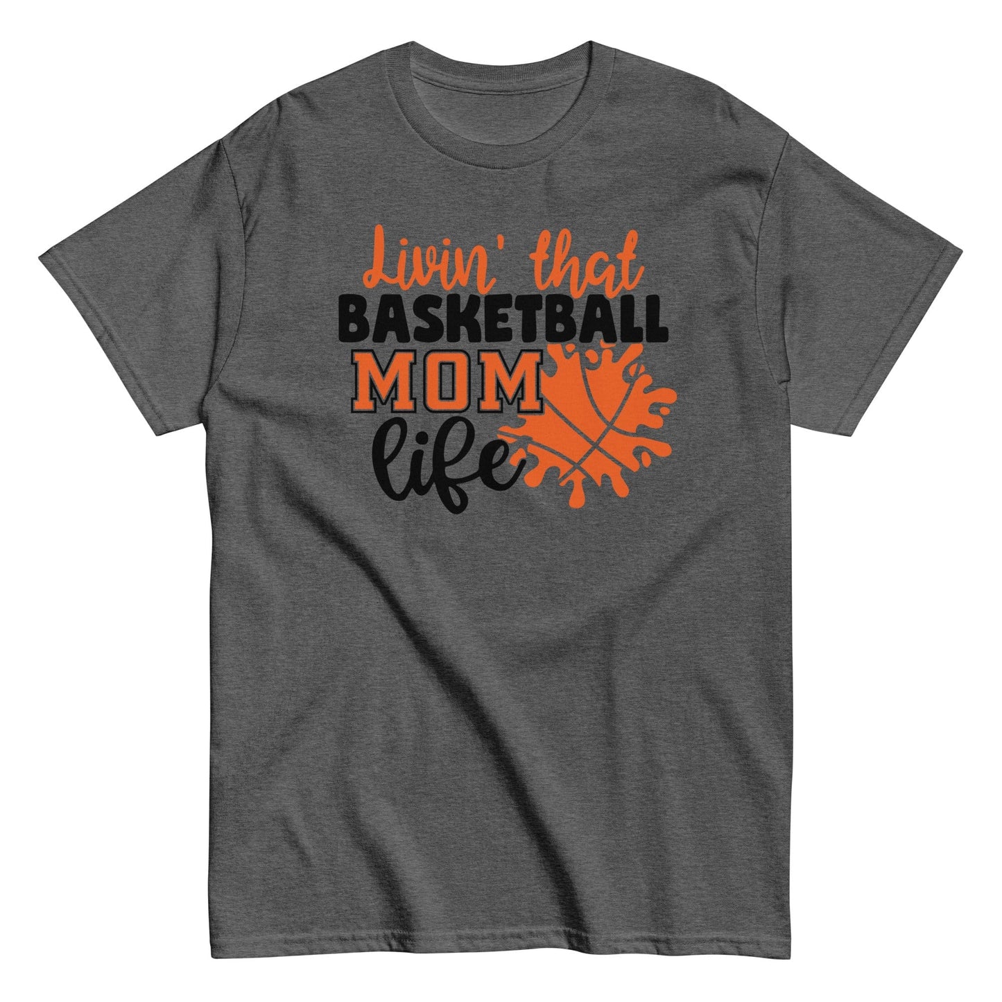 Basketball Mom Life Shirt Dark Heather / S Spirit Gear Collective T-Shirt