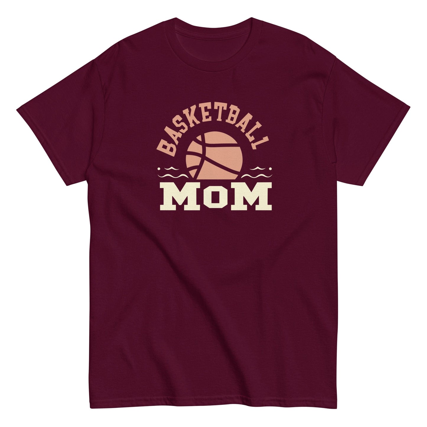 Basketball Mom Shirt Maroon / S Spirit Gear Collective T-Shirt