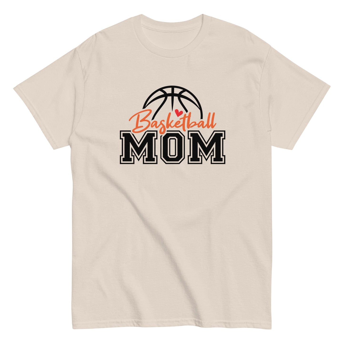 Basketball Mom Shirt Natural / S Spirit Gear Collective T-Shirt