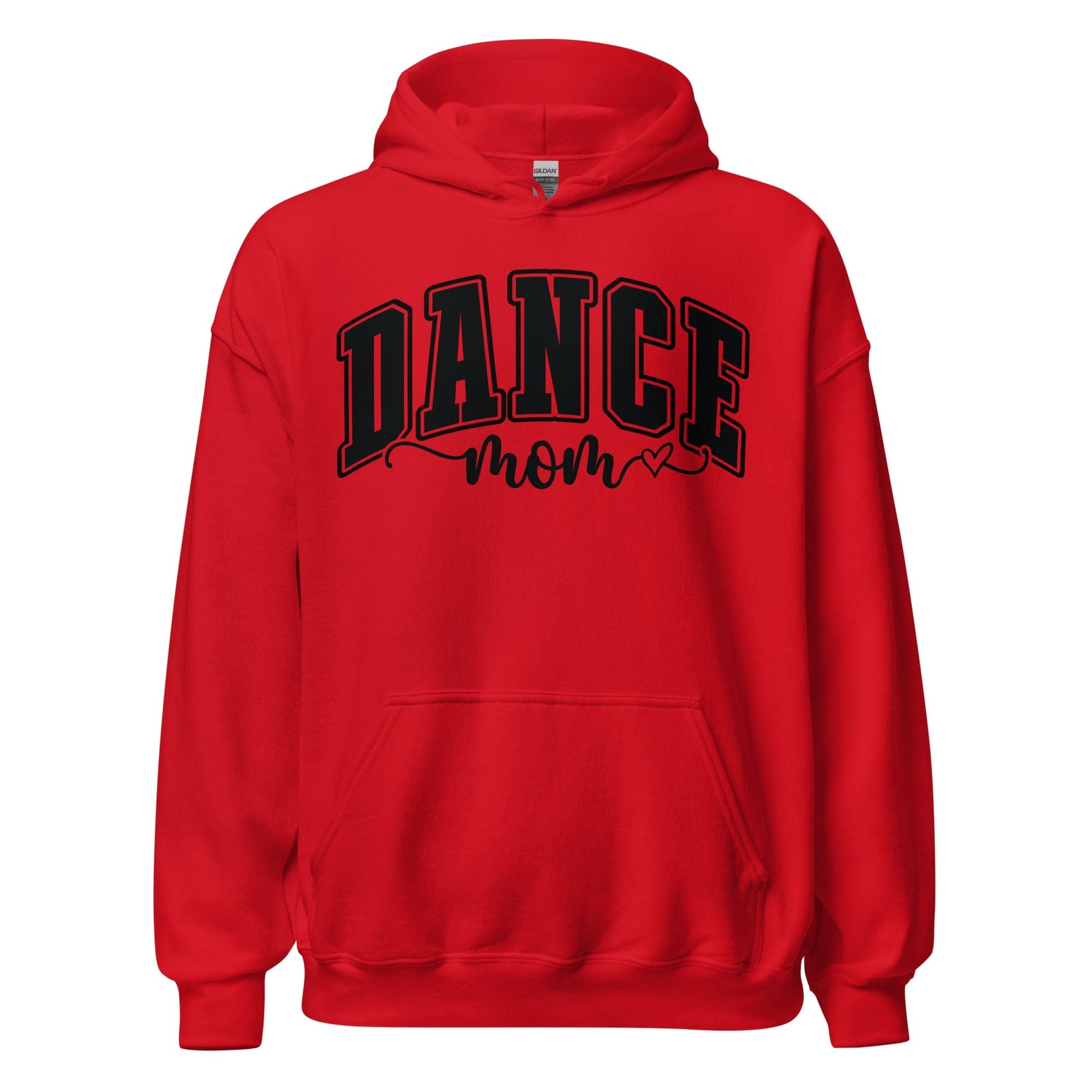 Bold Dance Mom Graphic Hoodie – Cozy & Stylish in Multiple Colors Red / S Spirit Gear Collective Hoodie