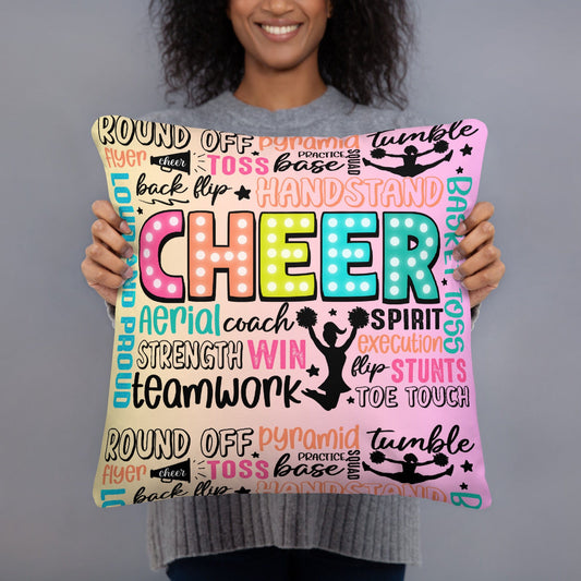 Chearleading Pillow 18″×18″ Spirit Gear Collective Pillow